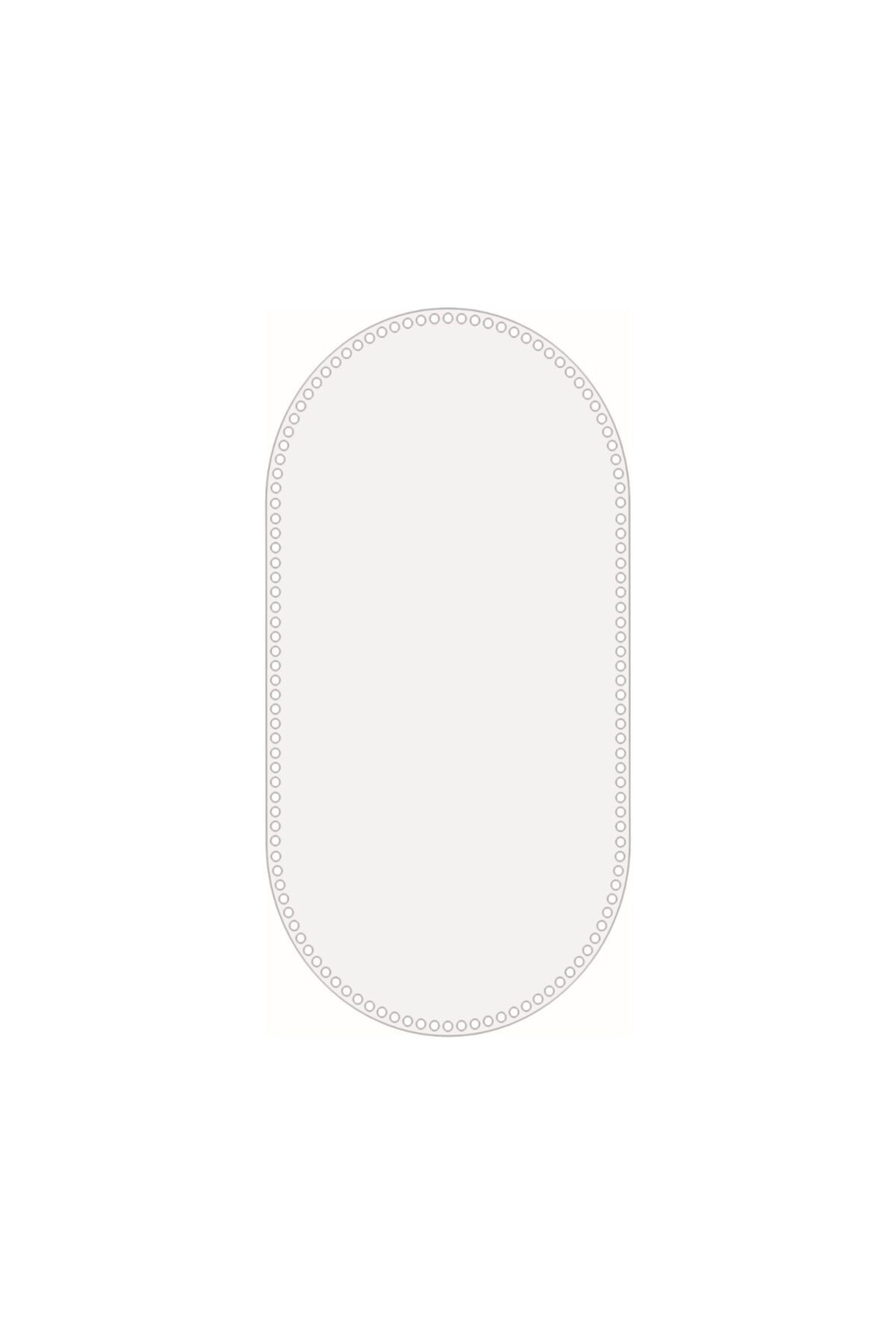 saray lazer Ahşap Bebek Puseti 3mm. - 60x30 - Beyaz - 24 Adet