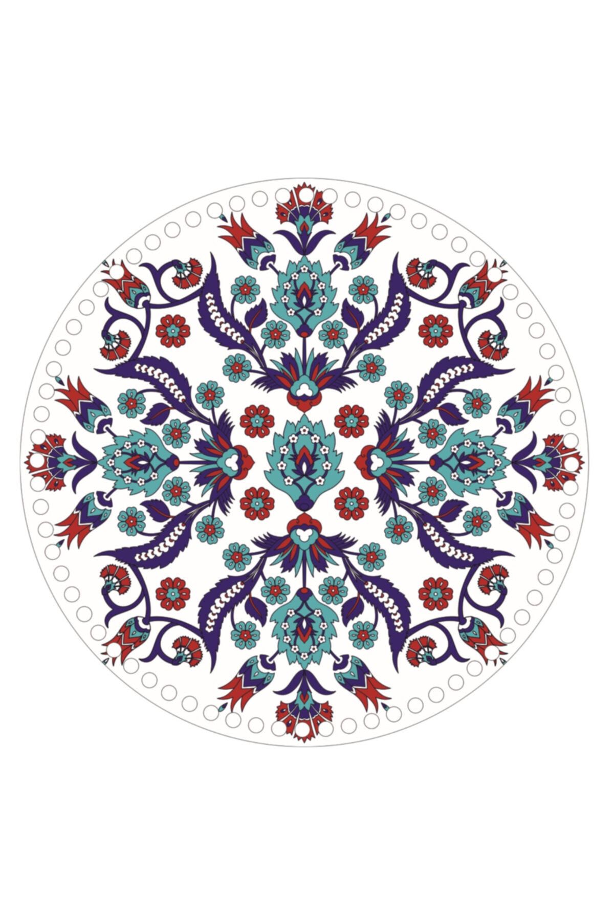 saray lazer Toptan Uv Baskılı Ahşap Taban Model 43 - 30x30 - 24 Adet