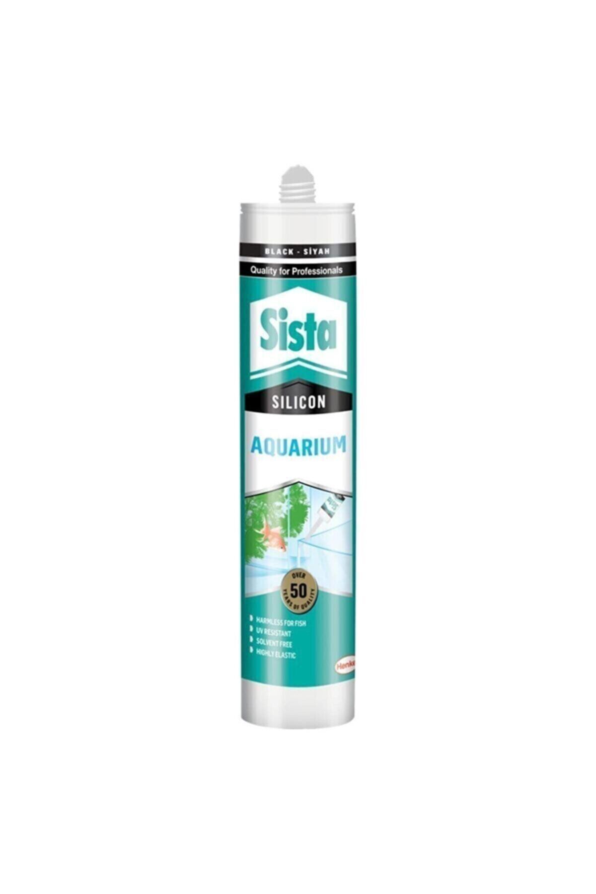 Sista Siyah Akvaryum Silikonu Siyah 310 ml