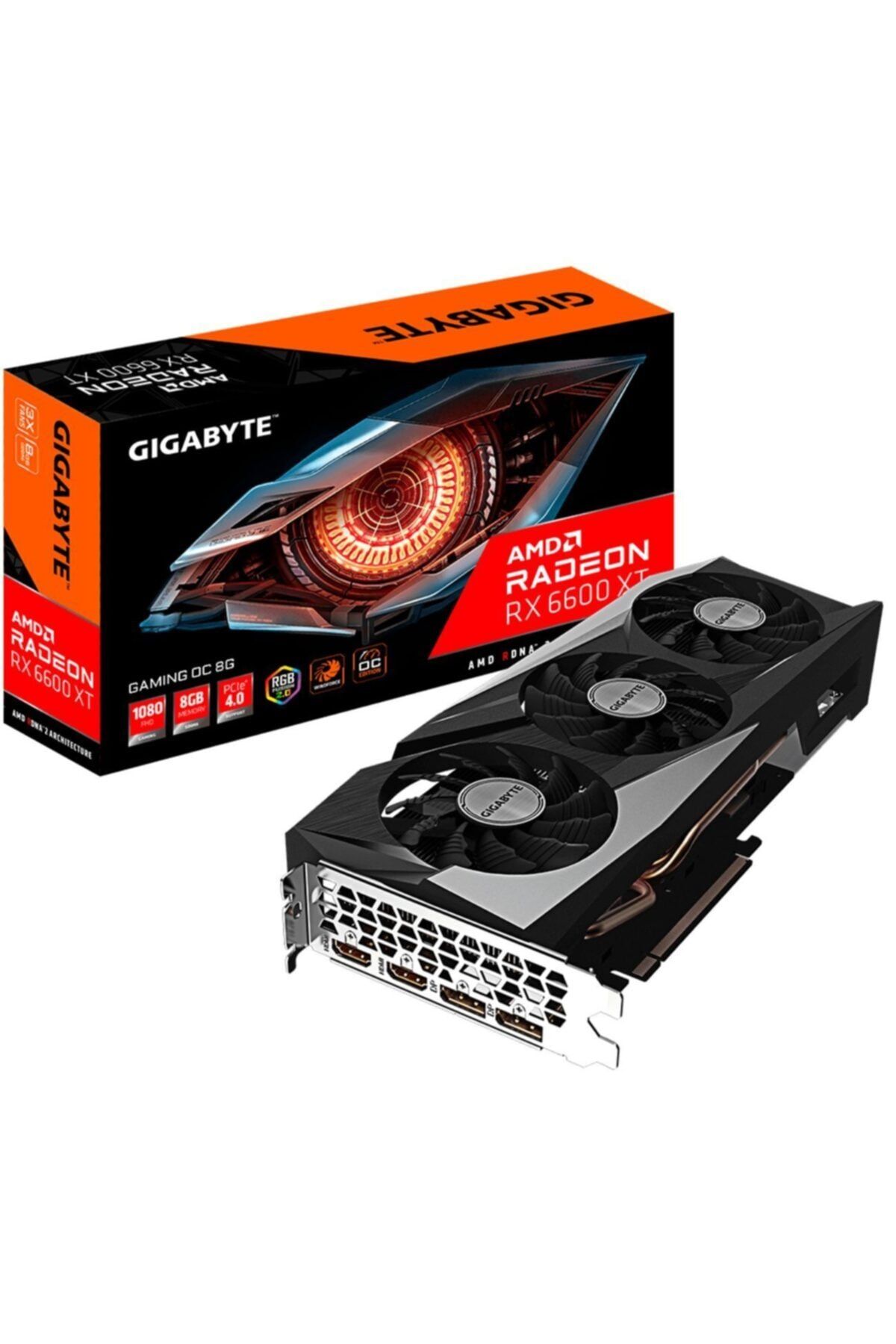 Gigabyte Radeon Rx 6600 Xt Gaming Oc 8g 8gb Gddr6 128 Bit Ekran Kartı (gv-r66xtgamıng Oc-8gd)