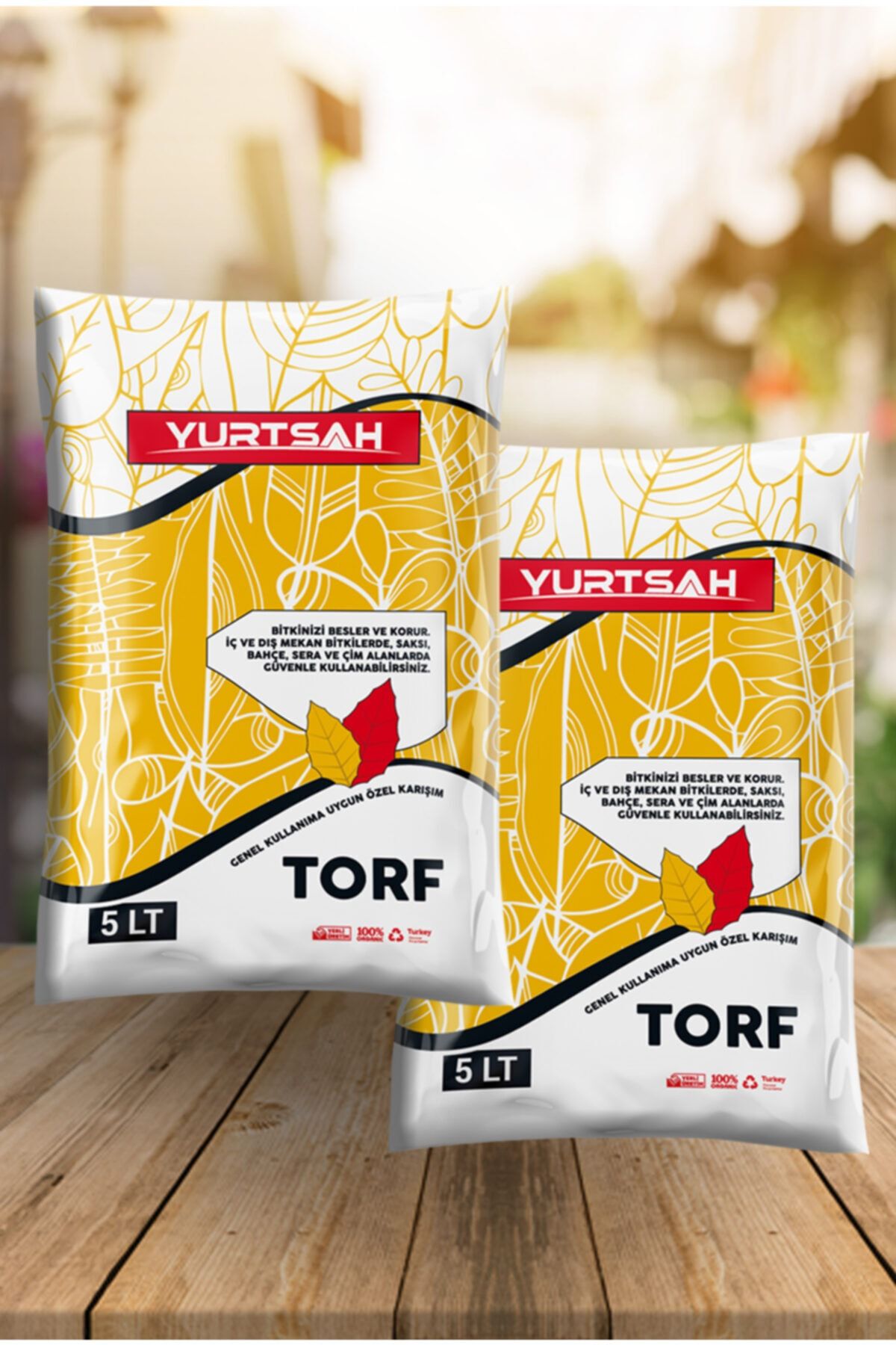 YURTŞAH Özel Karışım Torf 5 lt + 5 lt