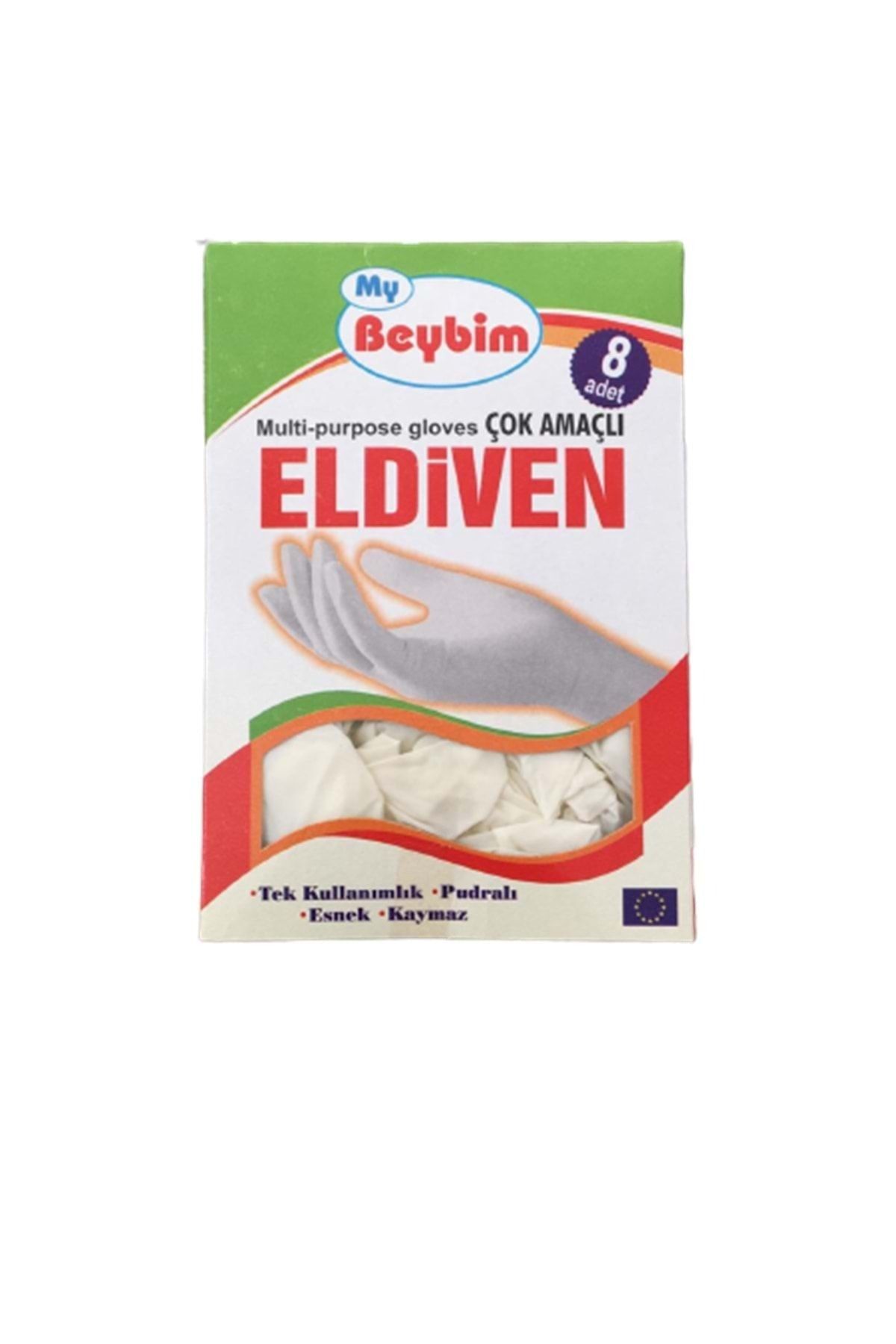 Doğuş Mutfak My Beybi Muayene Eldiveni Lateks Pudralı 8 Li Paket