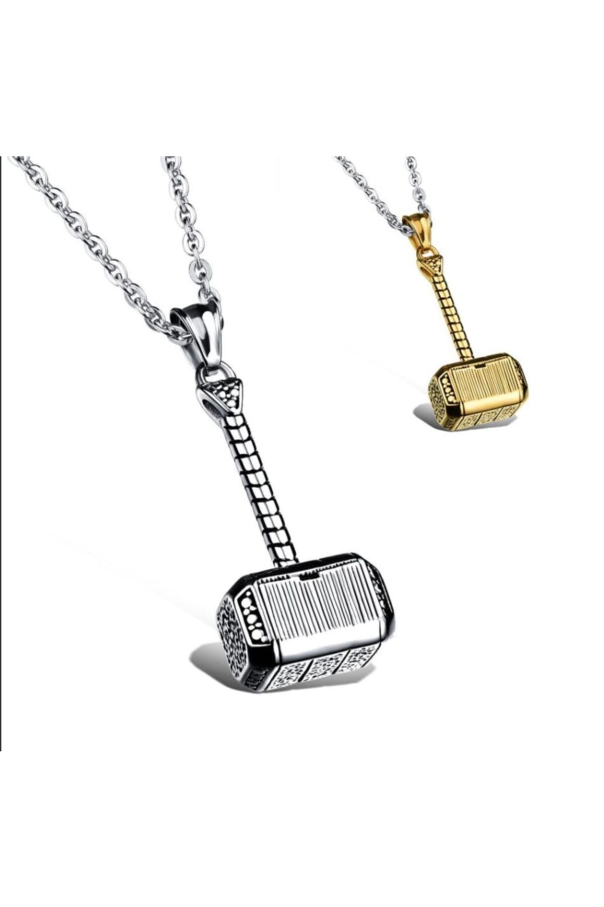 Kuzgunshop Thor Mjolnir (çekiç) Paslanmaz Çekil Kolye