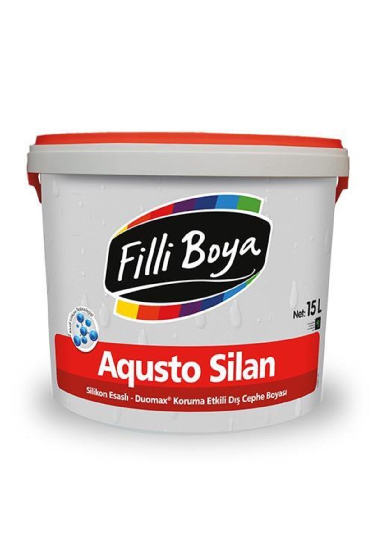 Filli Boya Aqusto Silan Silikonlu Dış Cephe Boyası 15 lt