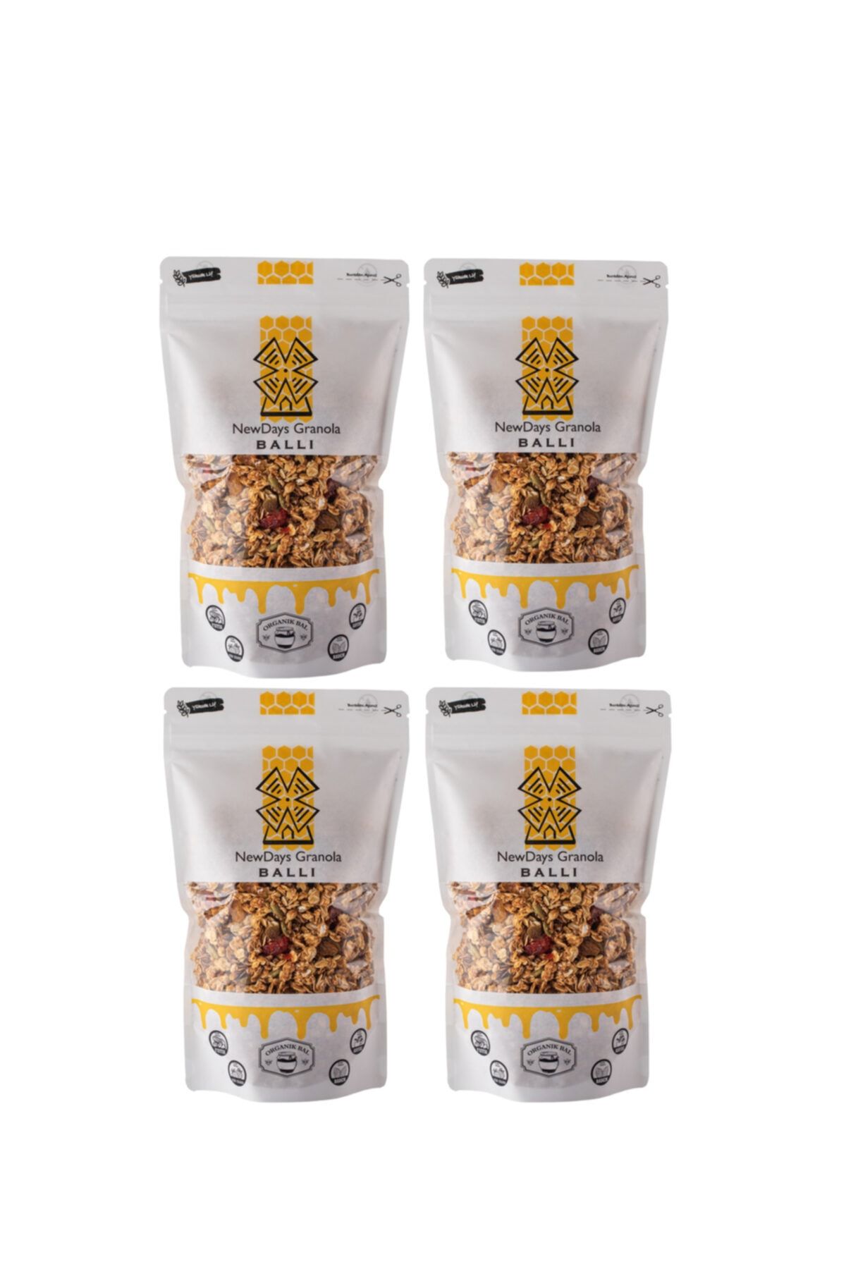 New Days Granola 4'lü Ballı Granola 4x400 gr