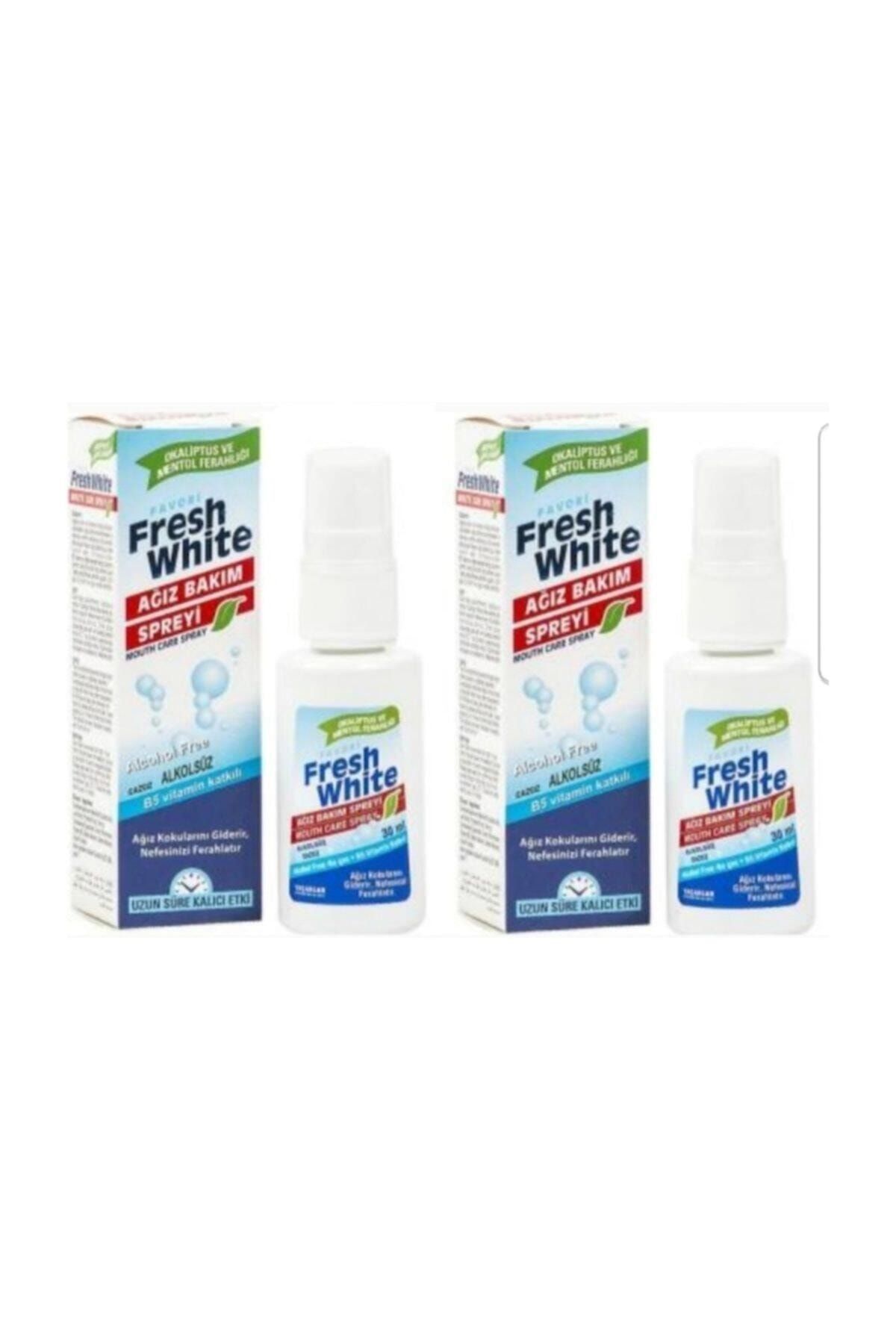 Fresh White Ağız Bakım Spreyi 30ml X 2 Adet