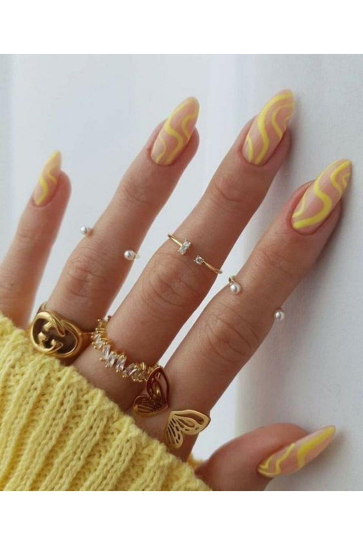 tırnak city Nail Art Takma Tırnak 12'li Takma Tırnak Seti 12'li Yapışkan Bant Mini Törpü Tırnak Eti Itici Hediye