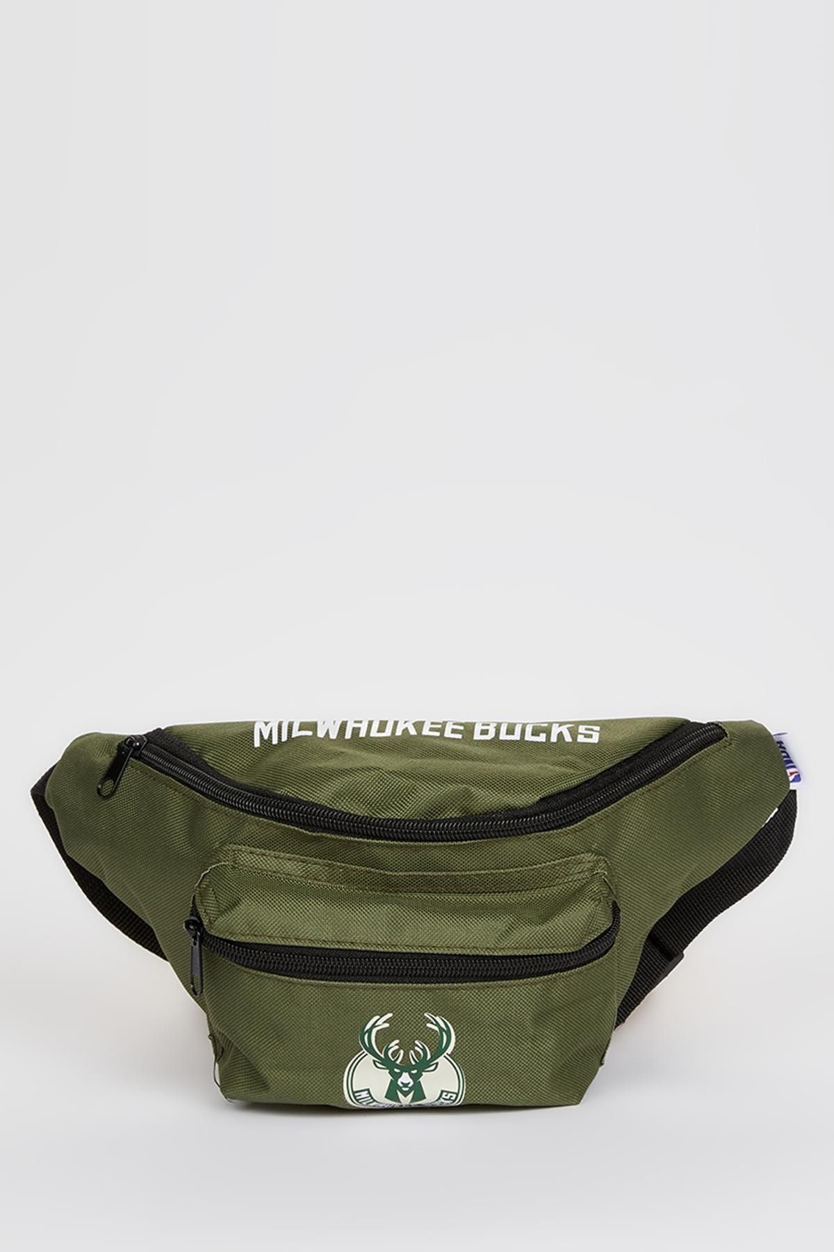 DeFacto Erkek Milwaukee Bucks Lisanslı Bel Çantası