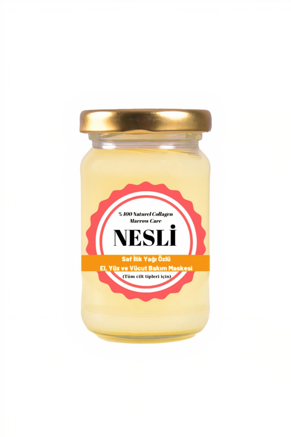 NESLİ ORGANİK ÜRÜNLER Mucize Saf İlik Yağı Özlü El Yüz Ve Vücut Maskesi 105ml