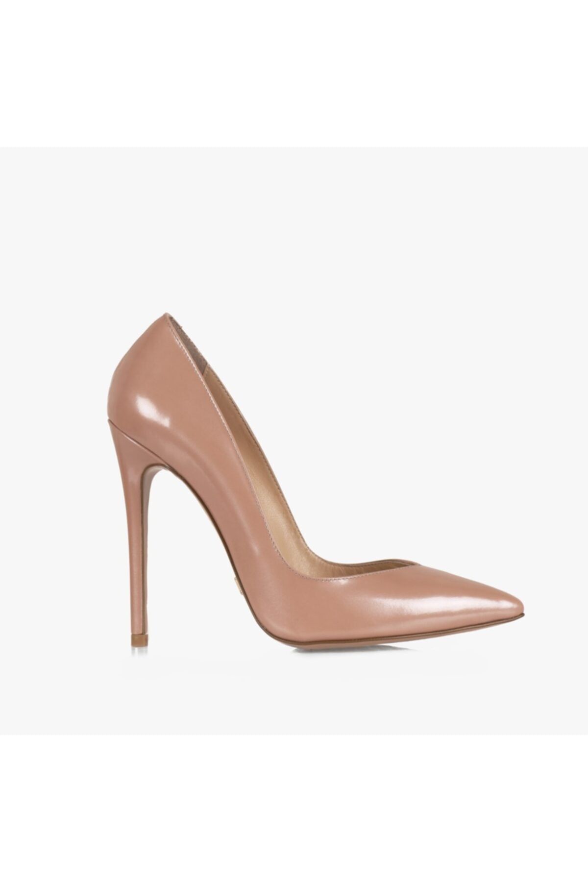 Jabotter Kylie Triangle Metalik Karamel Rugan 12 Cm Stiletto