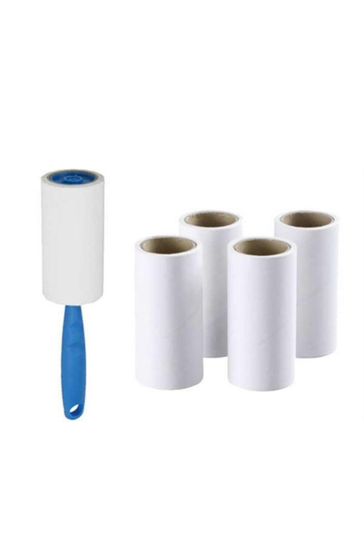 Webinay Home 5 Başlıklı Tüy Toplama Alma Rulosu Kedi Köpek Kıl Toplama Bandı 5'li Set