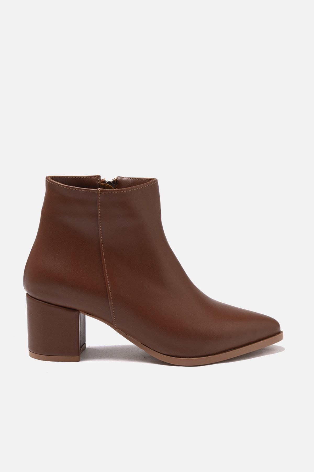 TRENDYOL SHOES Taba Kadın Bot & Bootie TAKAW22BO0060