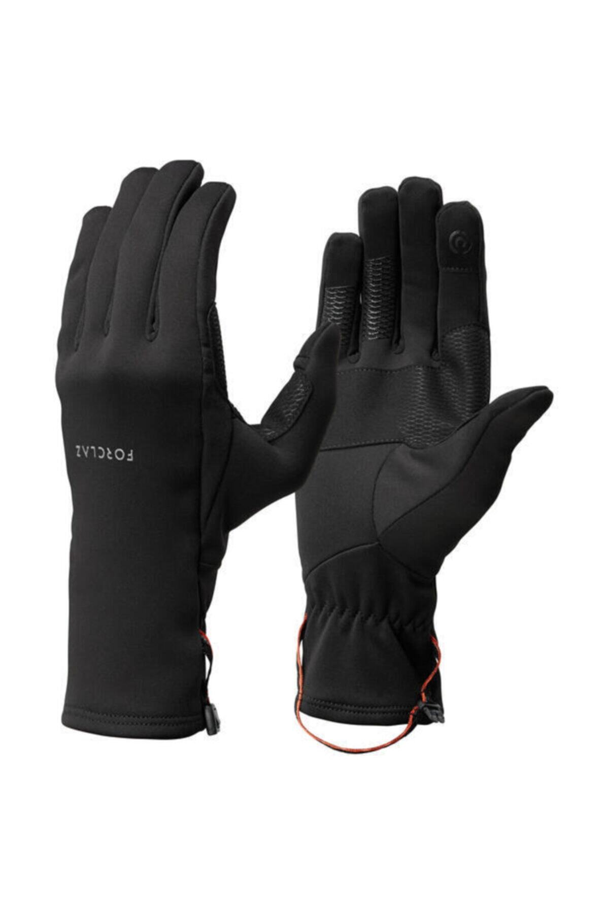 HUHULOGY Unisex Siyah Dokunmatik Özellikli Eldiven Yetişkin