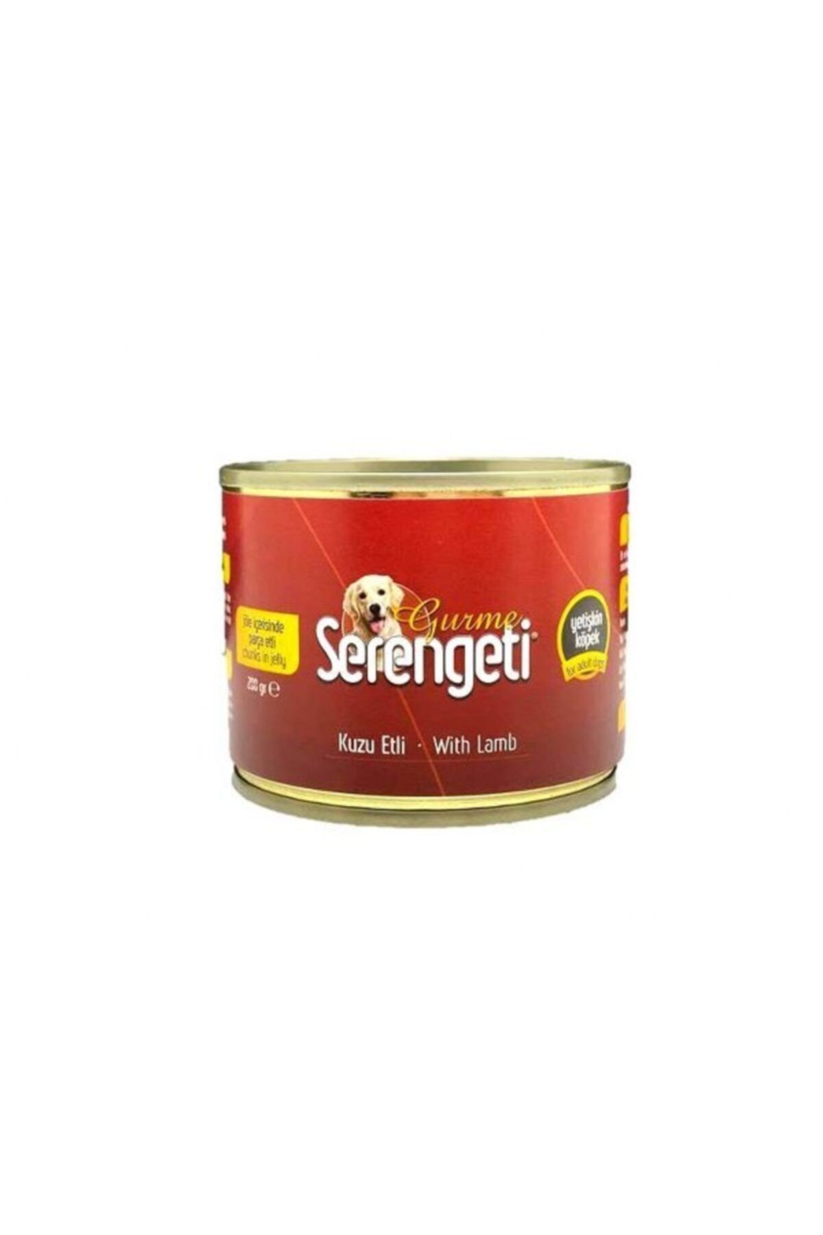 Serengeti Kuzu P.etli Jöleli Yetişkin Köpek Yaş Maması 200 Gr 12 Li