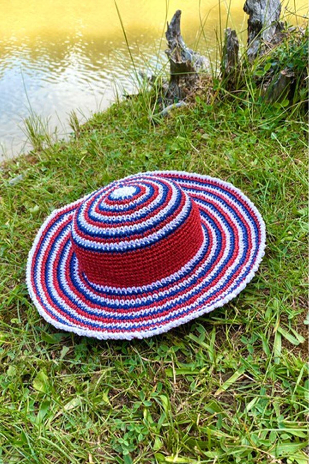 PARLARMOİSE Pa Red & Blue Hat