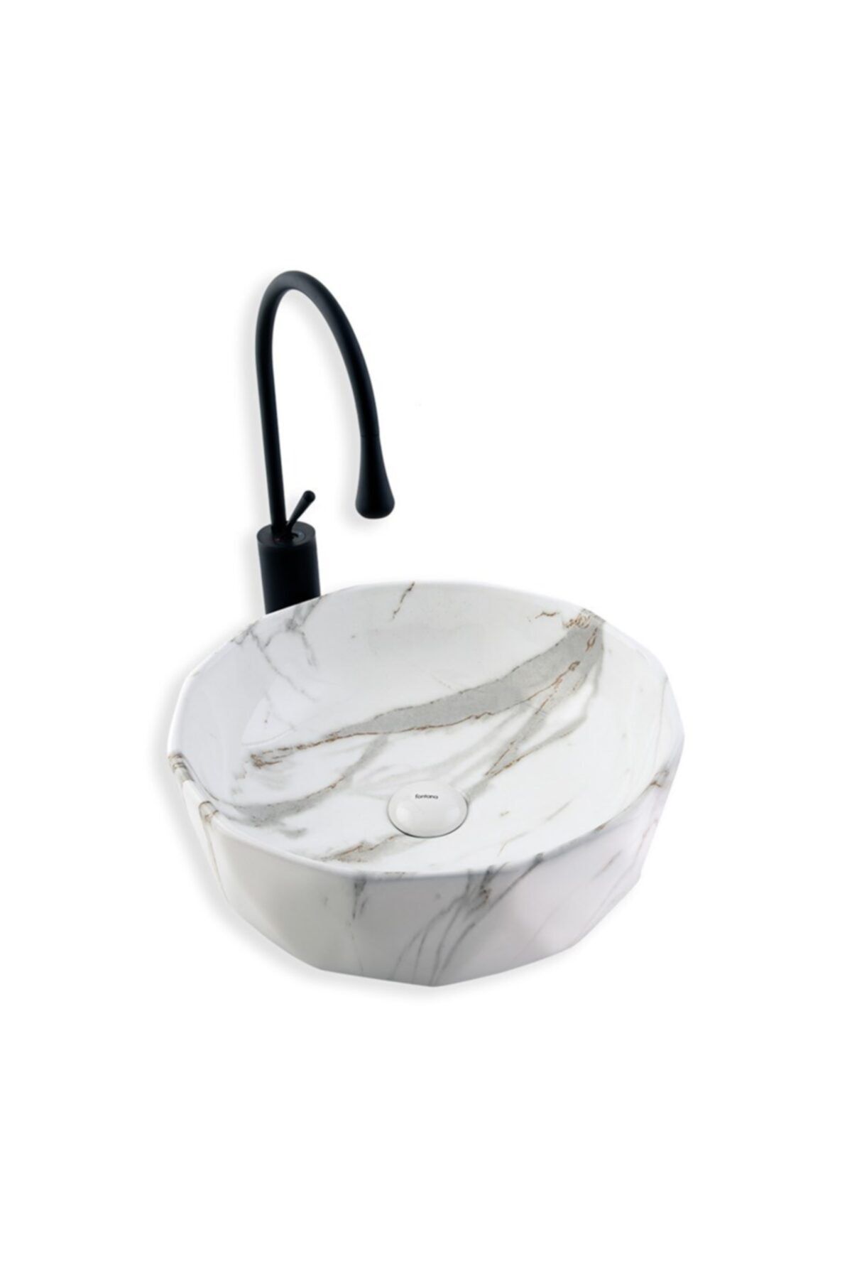 LENA E-2110m1 Tezgah Üstü Porselen Lavabo