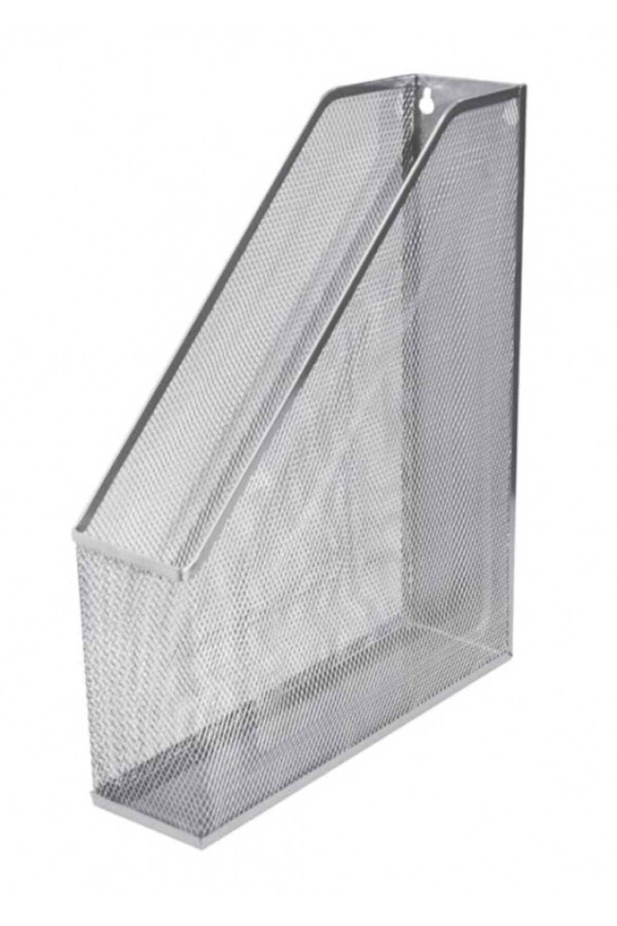 Gingko Tel Metal Magazinlik Gri Renk Duvara Monte Edilebilir