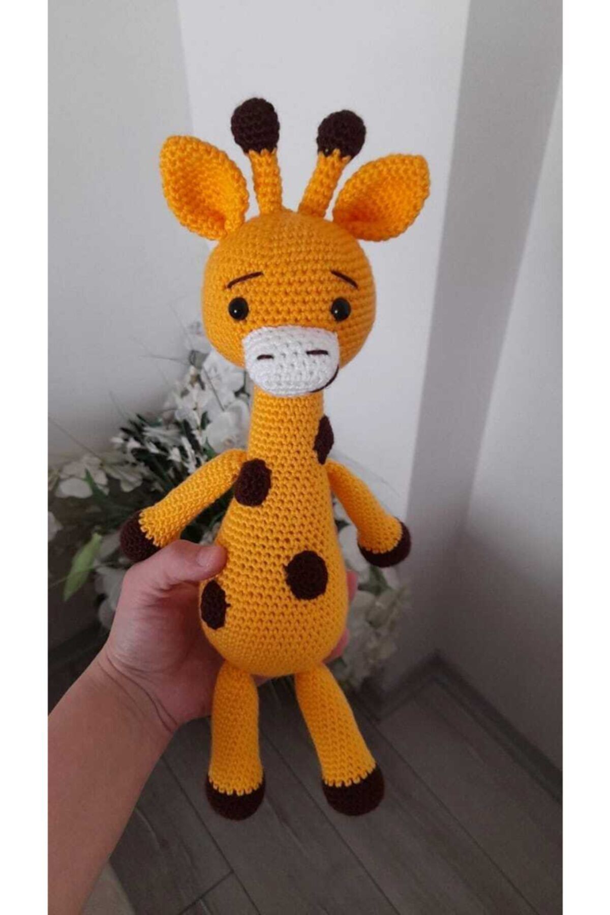 İKİMİZBİR TİCARET Amigurumi Zürafa Organik Oyuncak