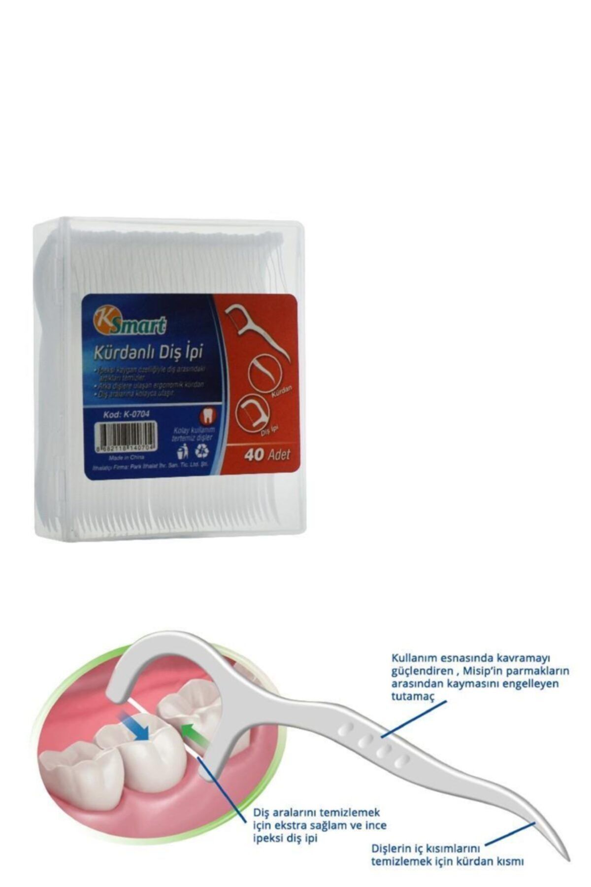 Güntem Ksmart Kürdanlı Diş Ipi K-0704
