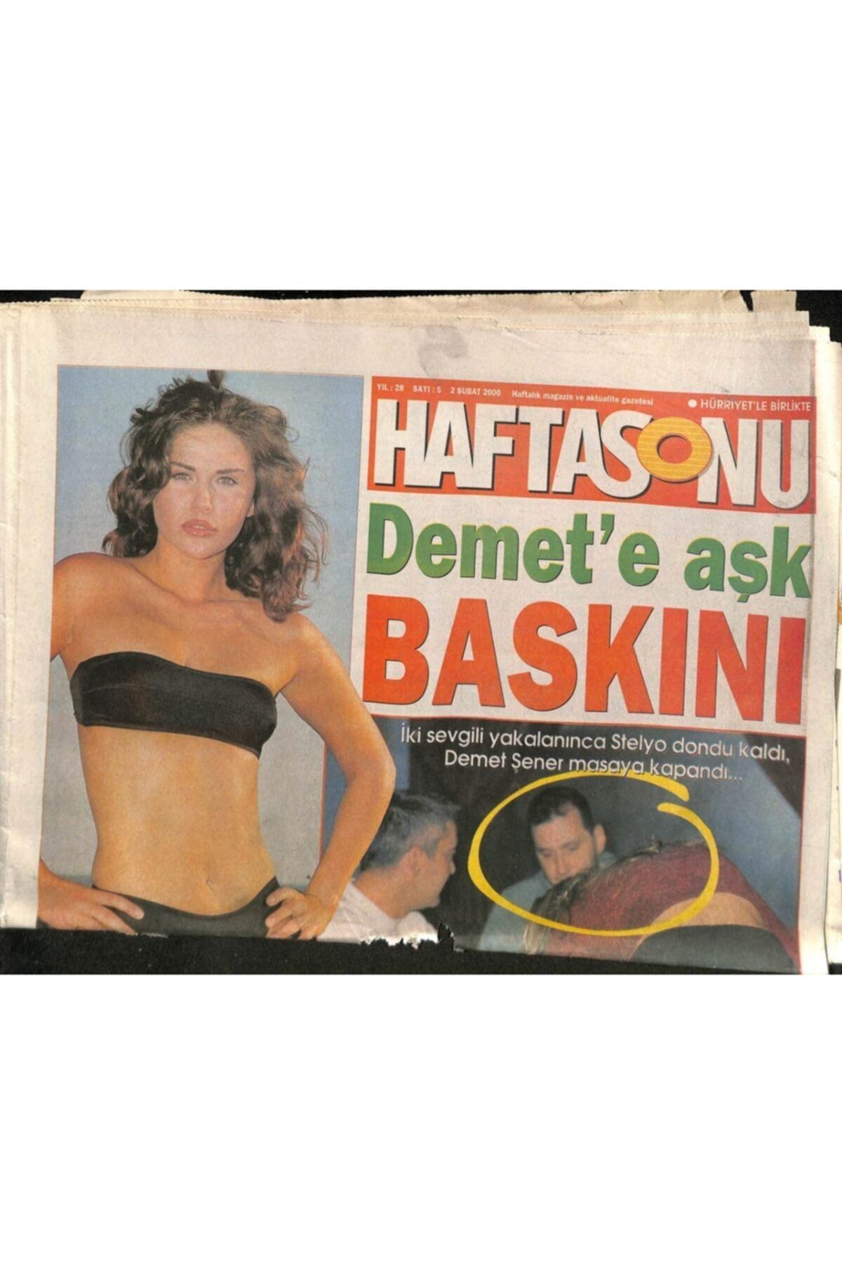 Gökçe Koleksiyon Haftasonu Gazetesi 2 Şubat 2000 - Ebru Şallı'nın Frikik Mücadelesi Gz80206
