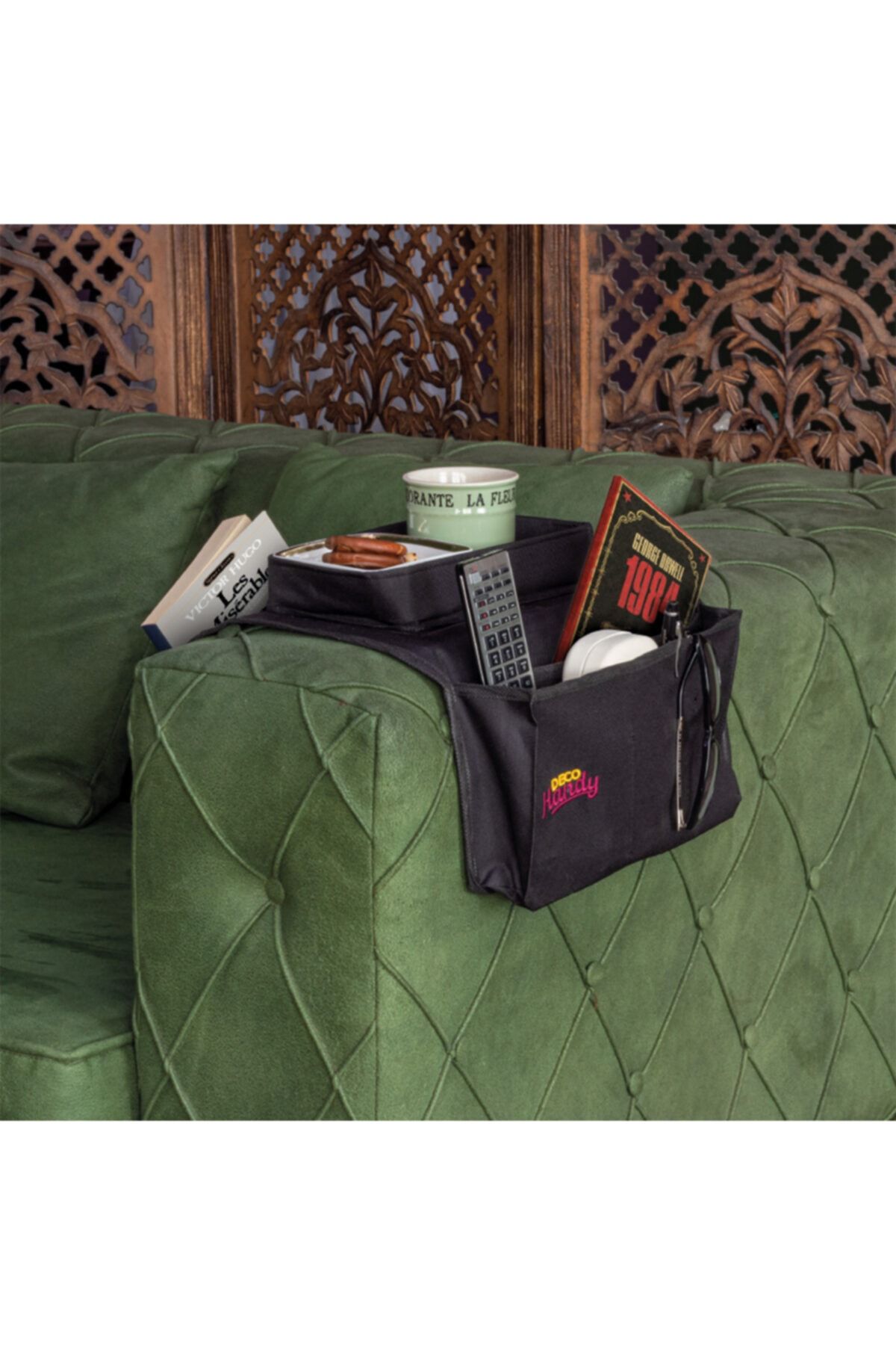 OZCMAX Decohandy Koltuk Kenarı Tepsili Organizer
