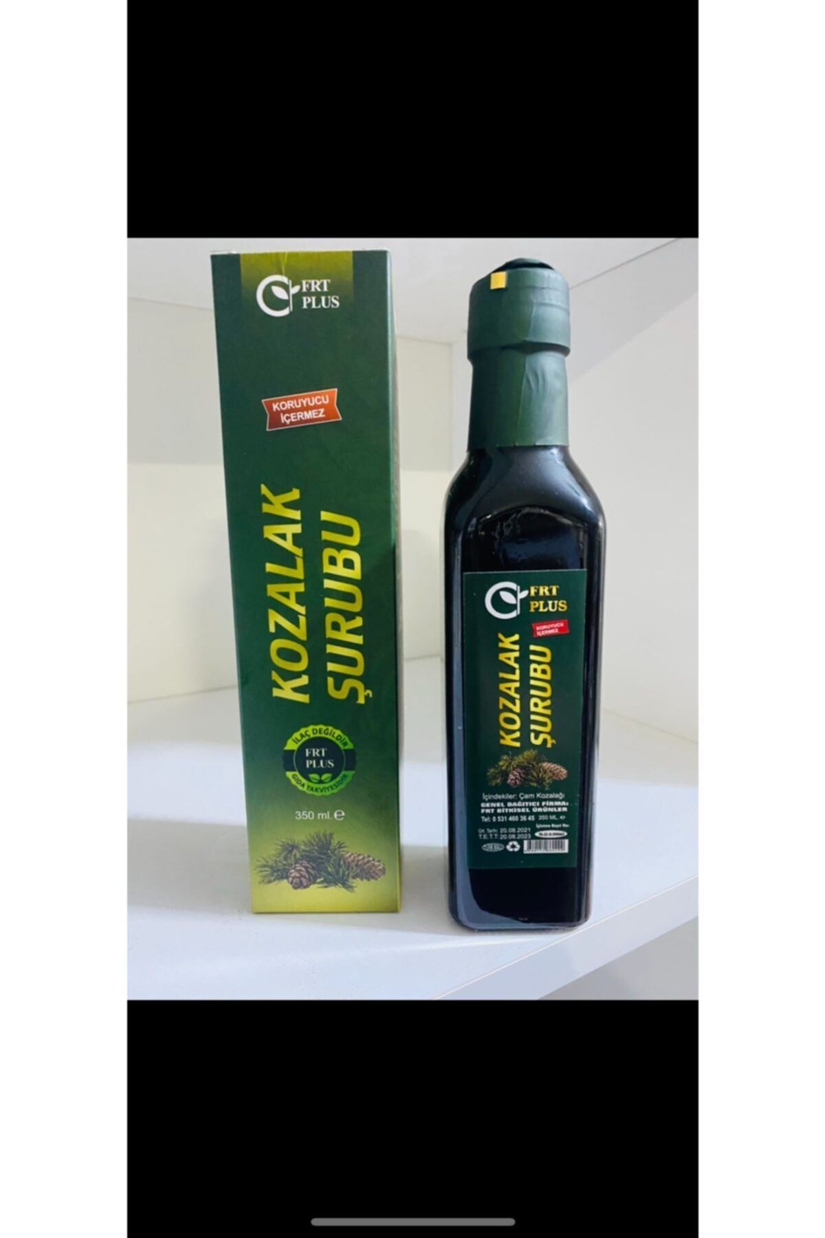 FRT BİTKİSEL Doğal Katkısız Çam Kozalağı Şurubu 350ml