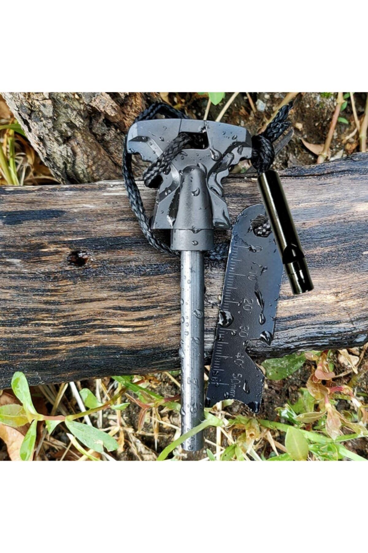 Pi İthalat Survival Ateş Başlatıcı Magnezyum Çubuk Taş Hayatta Kalma Kiti