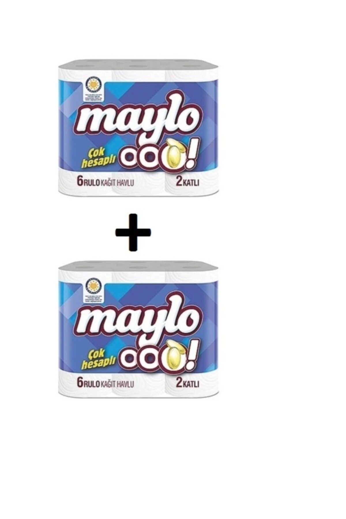 Maylo Avantaj Paketi 6 Lı X 2 -12 Rulo Ooo! Kağıt Havlu 500834 (2 Katlı) 2 Paket