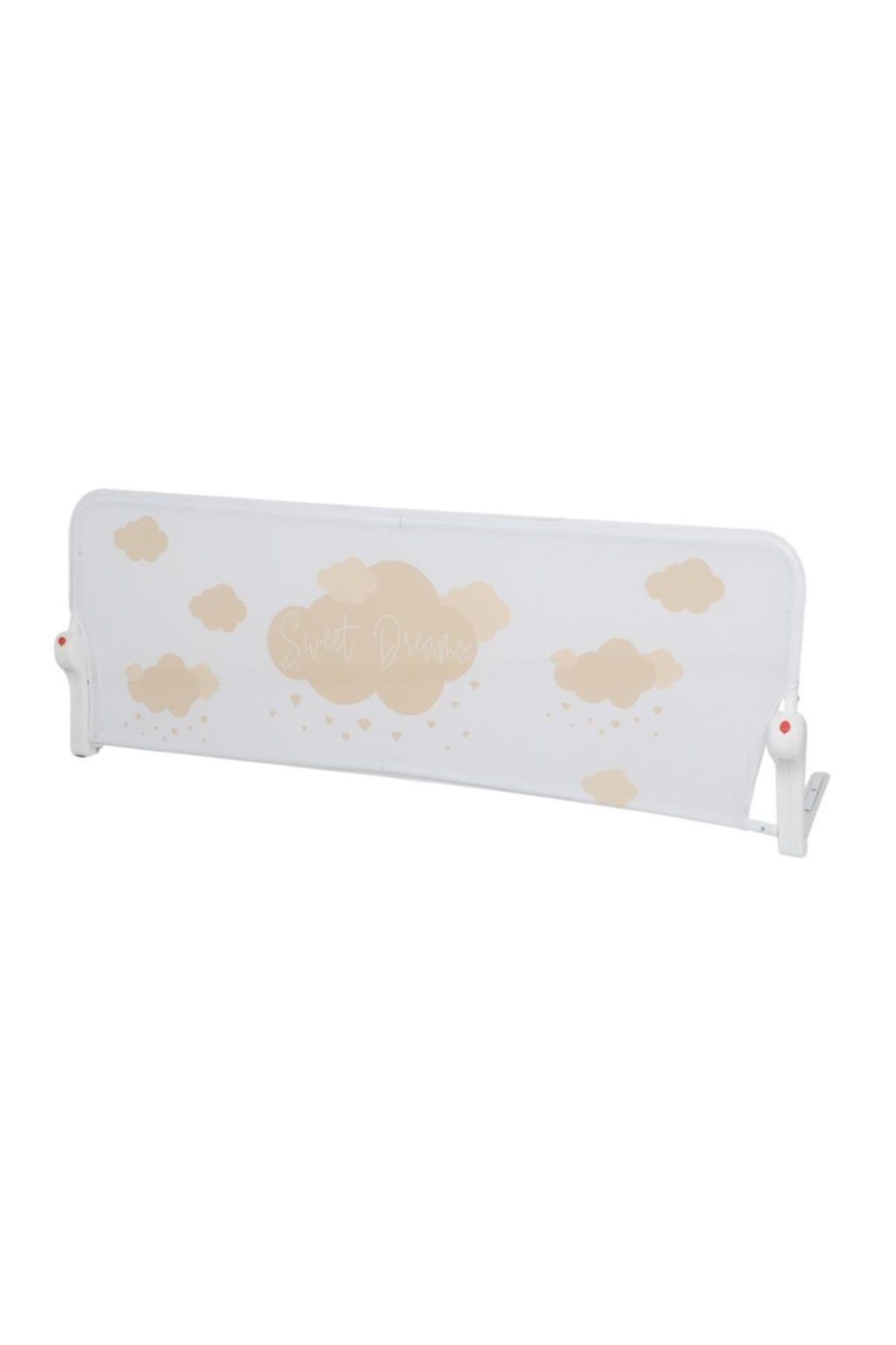 ugurbocegicocukdunyası Babydoor Bebek Güvenlik Yatak Bariyeri 120 Cm Sarı Bulut Katlanabilir