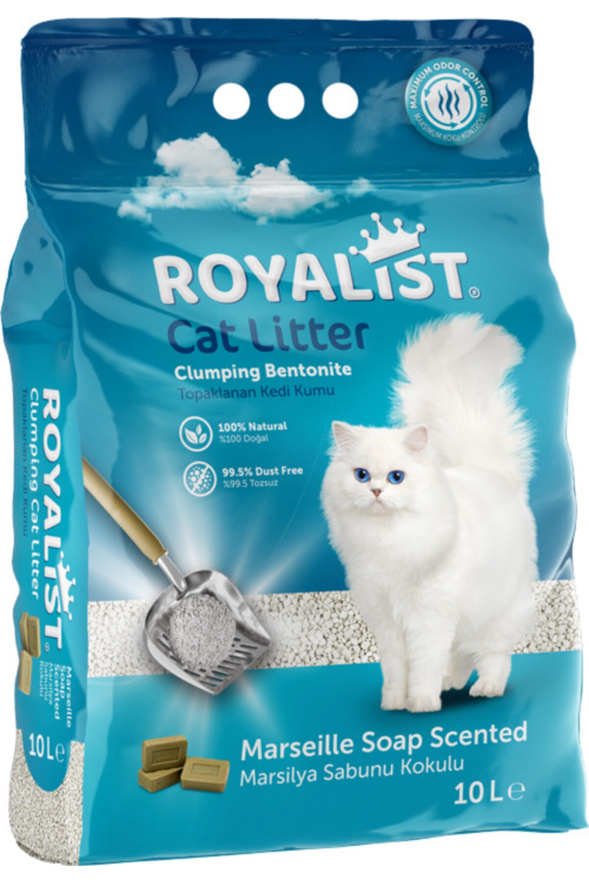 Rey Royalıst Marseille Soap Kedi Kumu 10 Lt