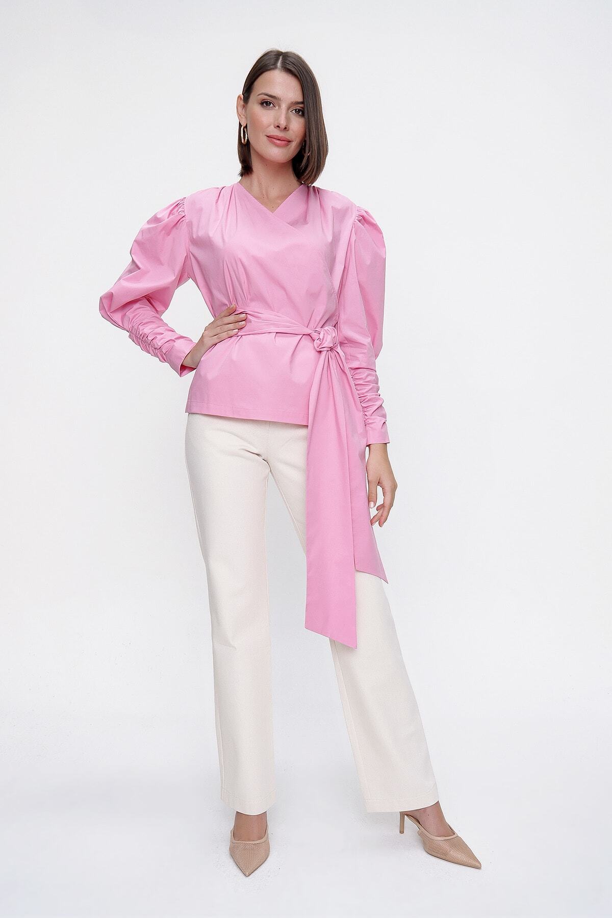 Aker 2189111 Kruvaze Poplin Bluz