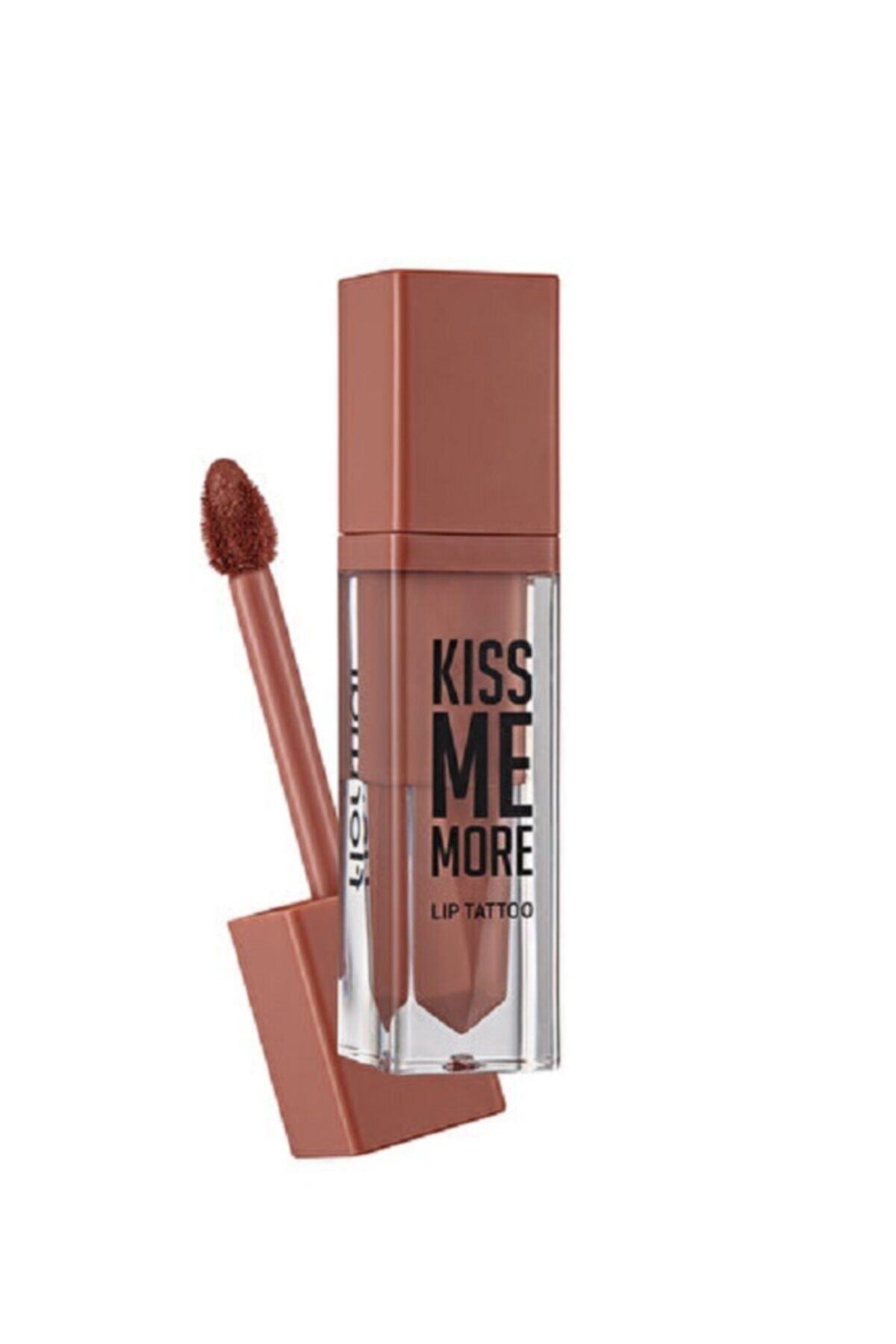 Flormar Kıss Me More Lıp Tattoo Uzun Süre Kalıcı Mat Likit Ruj 019\ncaramel