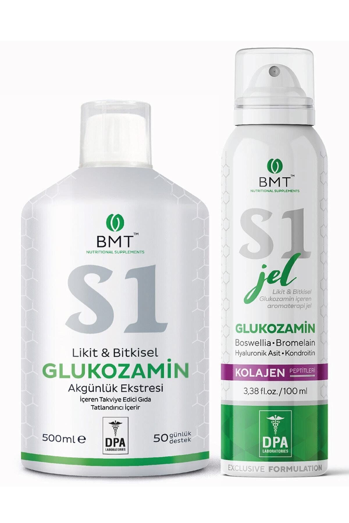 Biomet S1 Glukozamin 500 Ml Likit Ve Bitkisel Glukozamin Içeren Aromaterapi Jel 100 Ml Glkzmnjel100