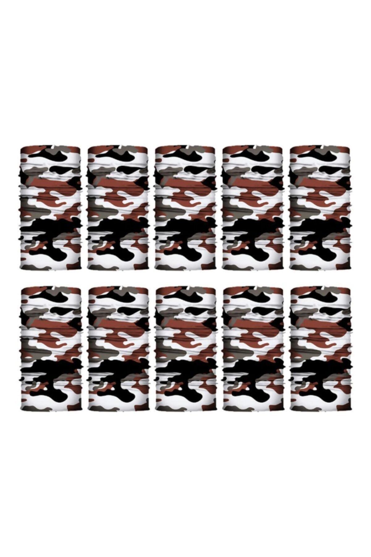 Knmaster Machete Buff Bandana Boyunluk Maske Saç Bandı 10'lu Paket