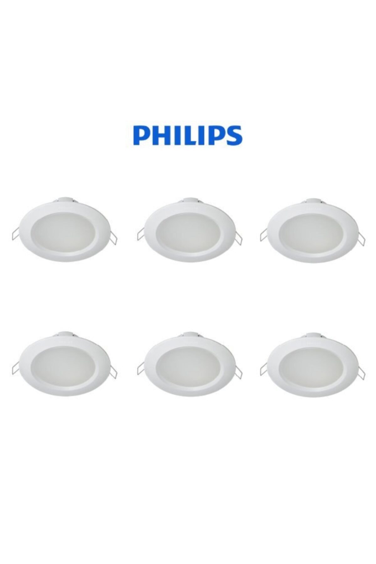 Philips 4 Inç 7.5w 2700k Gömme Led Spot (6 Adet)