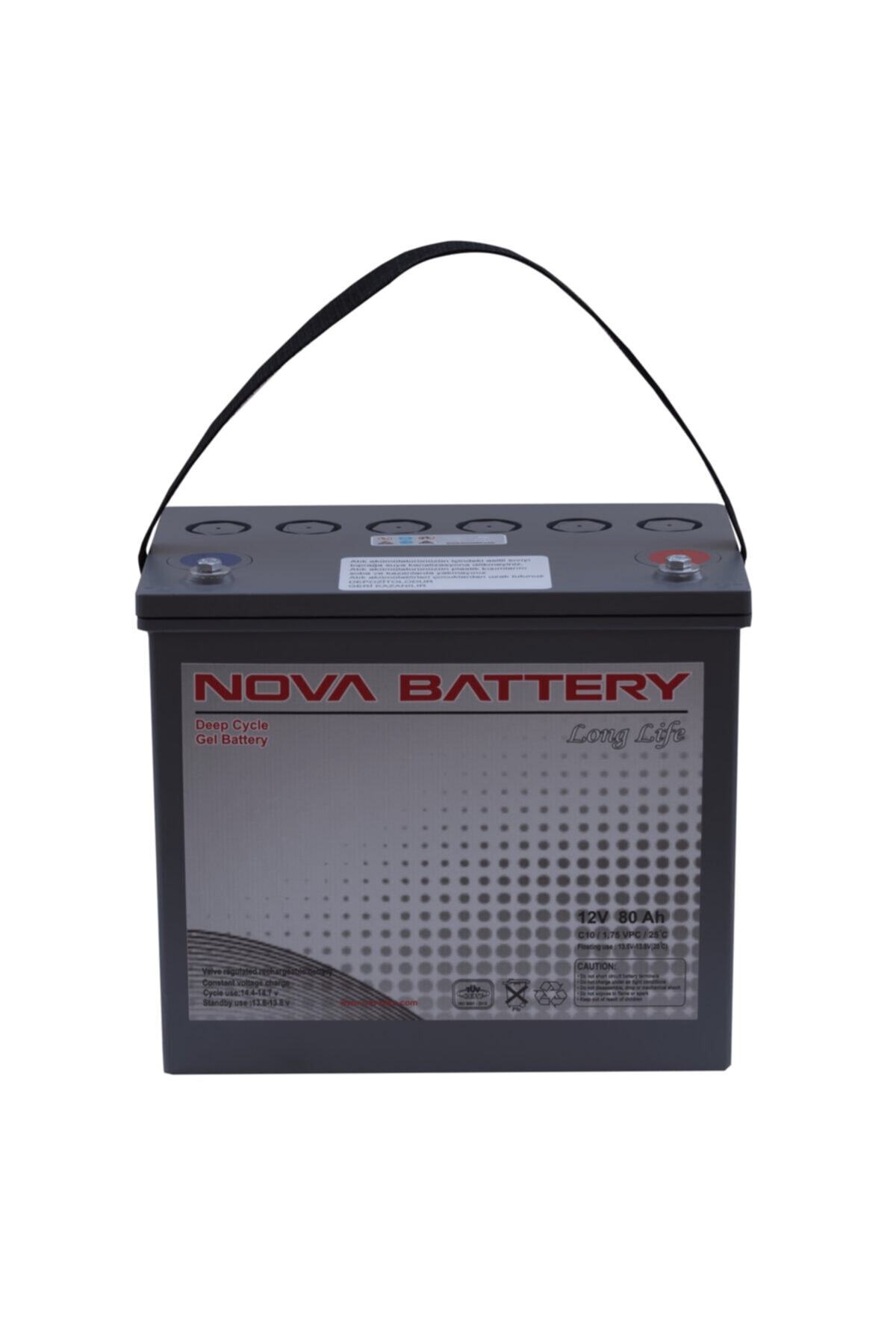 Nova Akü 12v 80 Ah Deep Cycle Jel Akü
