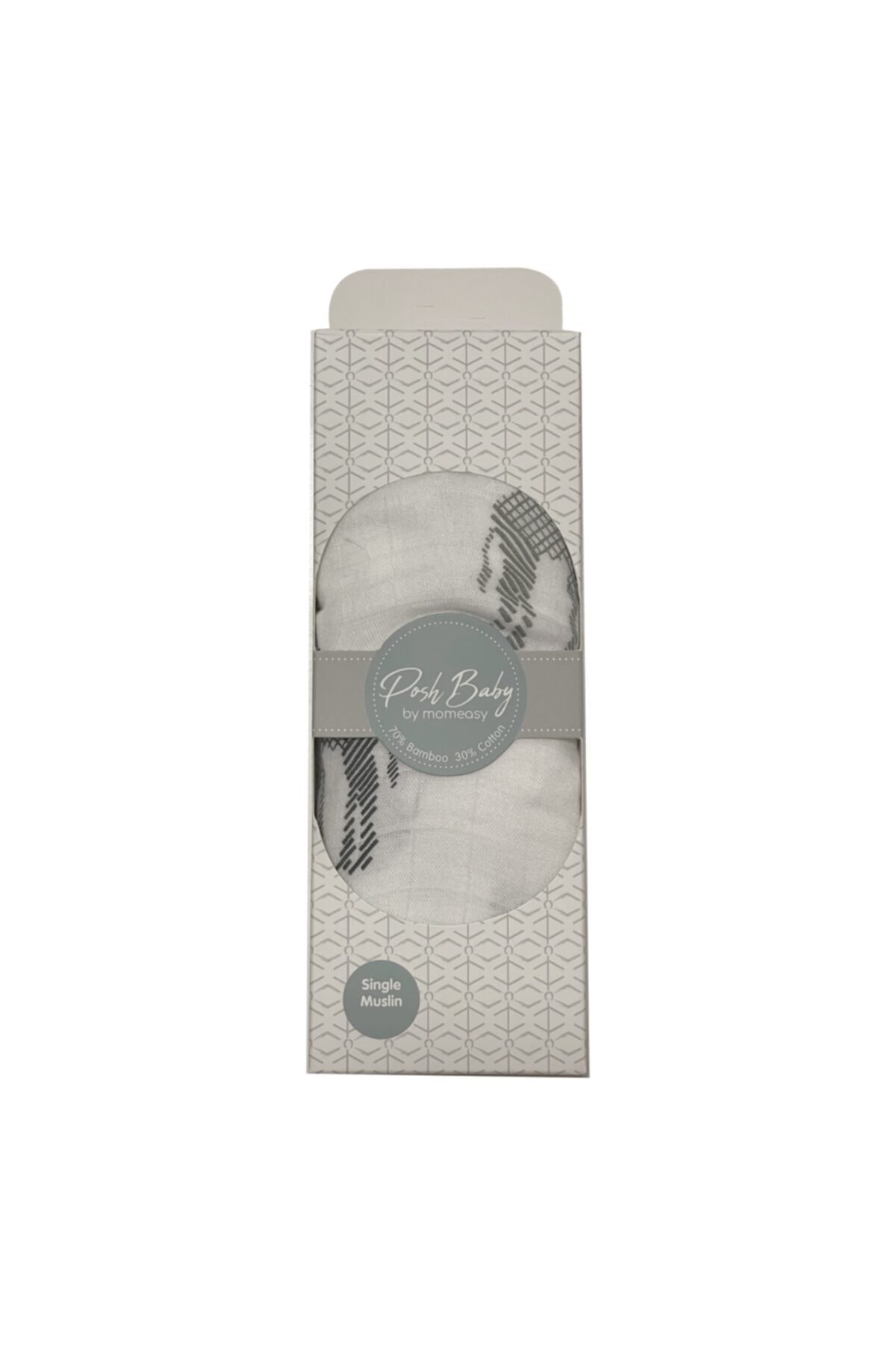 POSH BABY Çizgili Zürafa Tekli Müslin 100x120 cm