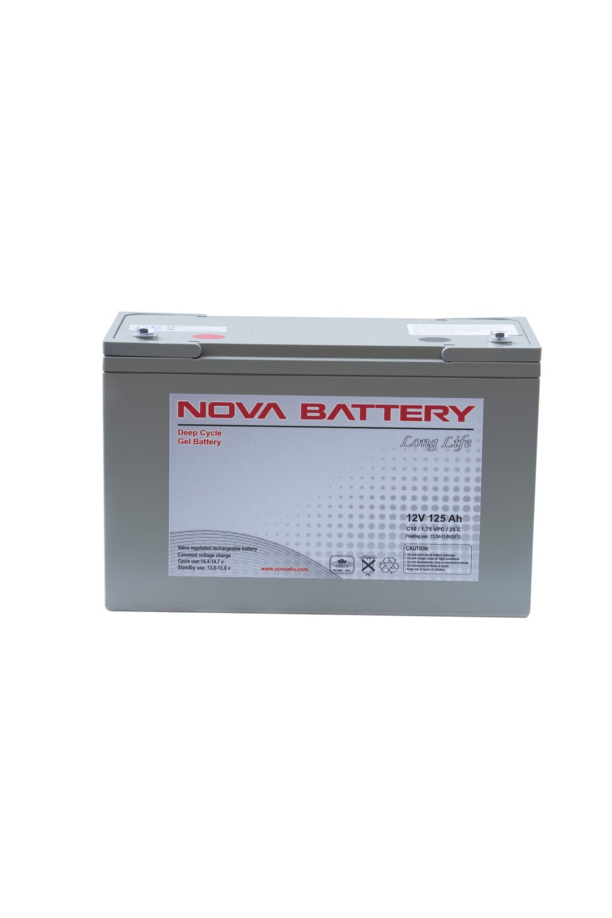 Nova Akü 12v 125 Ah Deep Cycle Jel Akü