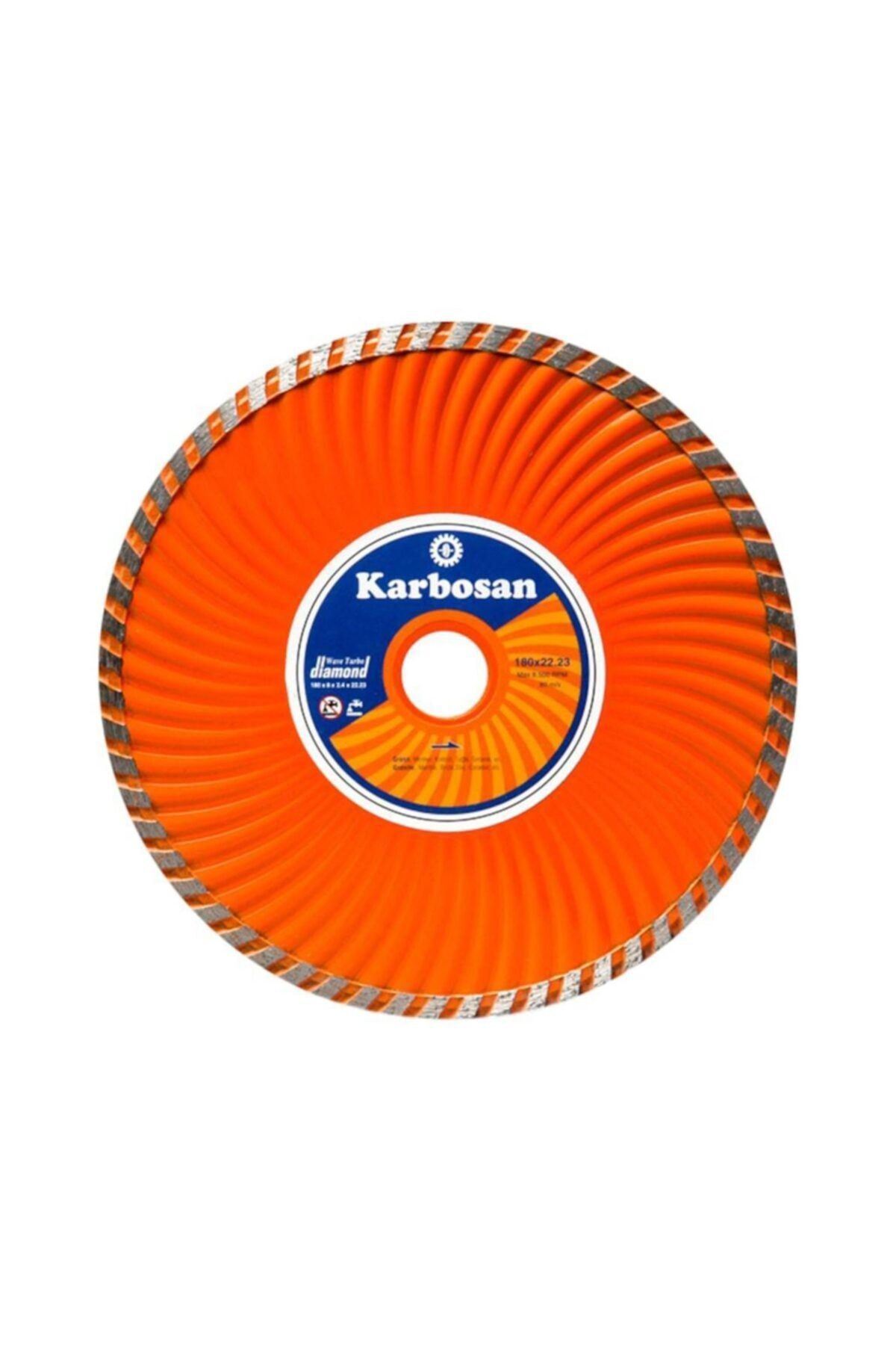 KARBOSAN 180x2,4x22 50420 Kanallı Turbo Granit Turuncu