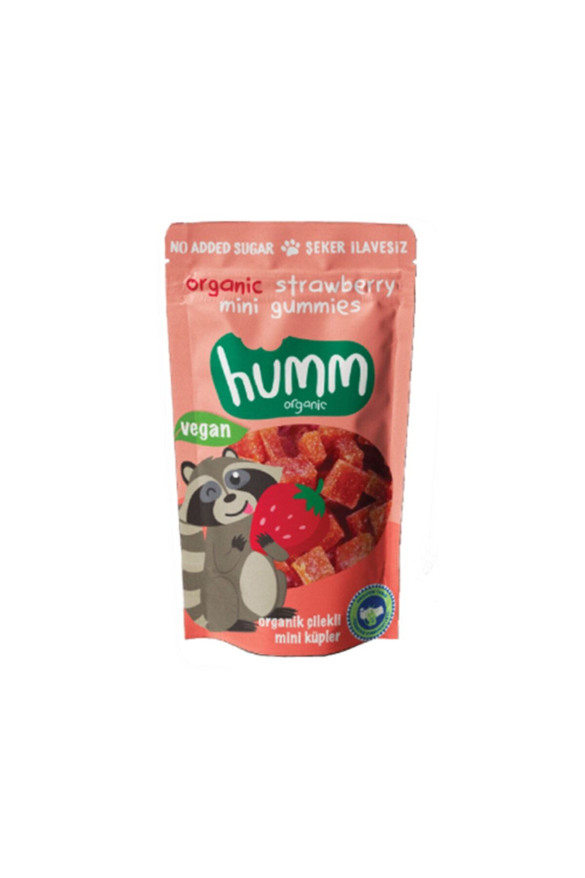 Humm Organik Çilekli Küpler 30gr