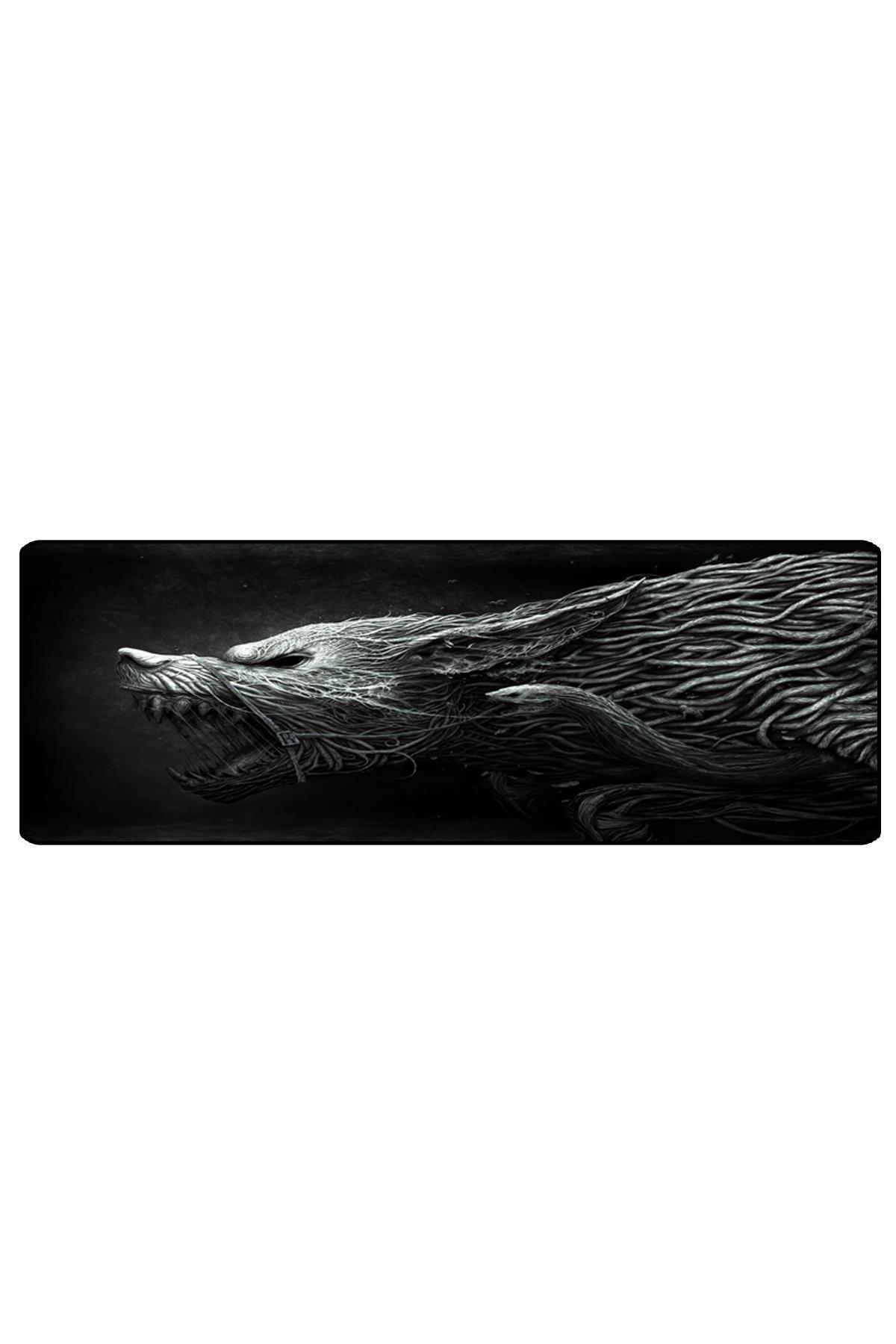 Gamingpadci 70x30 Cm Canavar Dikişli Kaydırmaz Taban Speed Ver. Mouse Pad Oyuncu Gaming