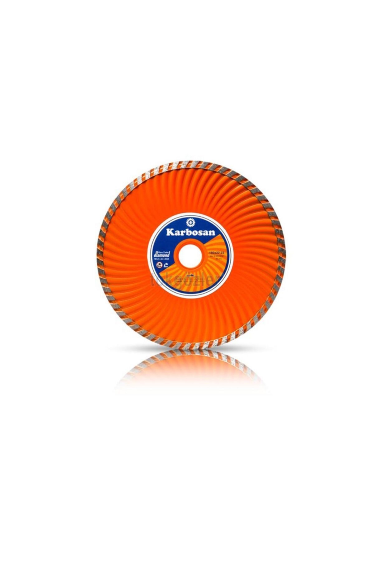 KARBOSAN 115x2,0x22 50410 Kanallı Turbo Granit Turuncu