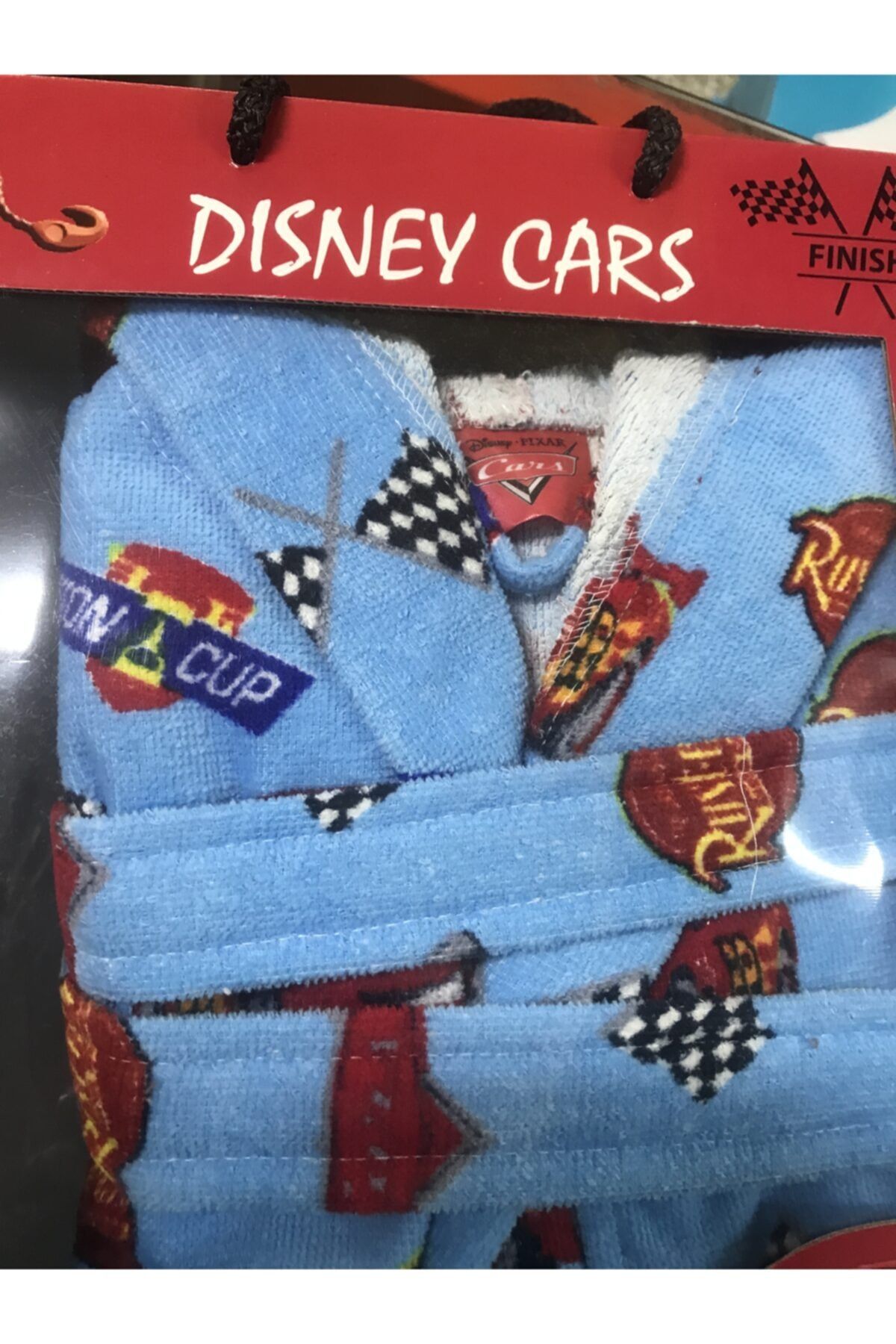 ÇAĞLAR Dısney Cars Çocuk Bornoz Takımı