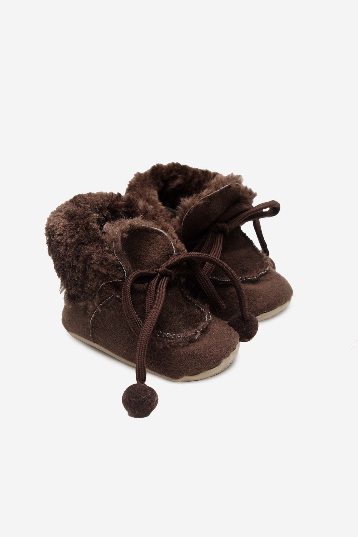 Funny Baby Ponponlu Bağcıklı Ayakkabı