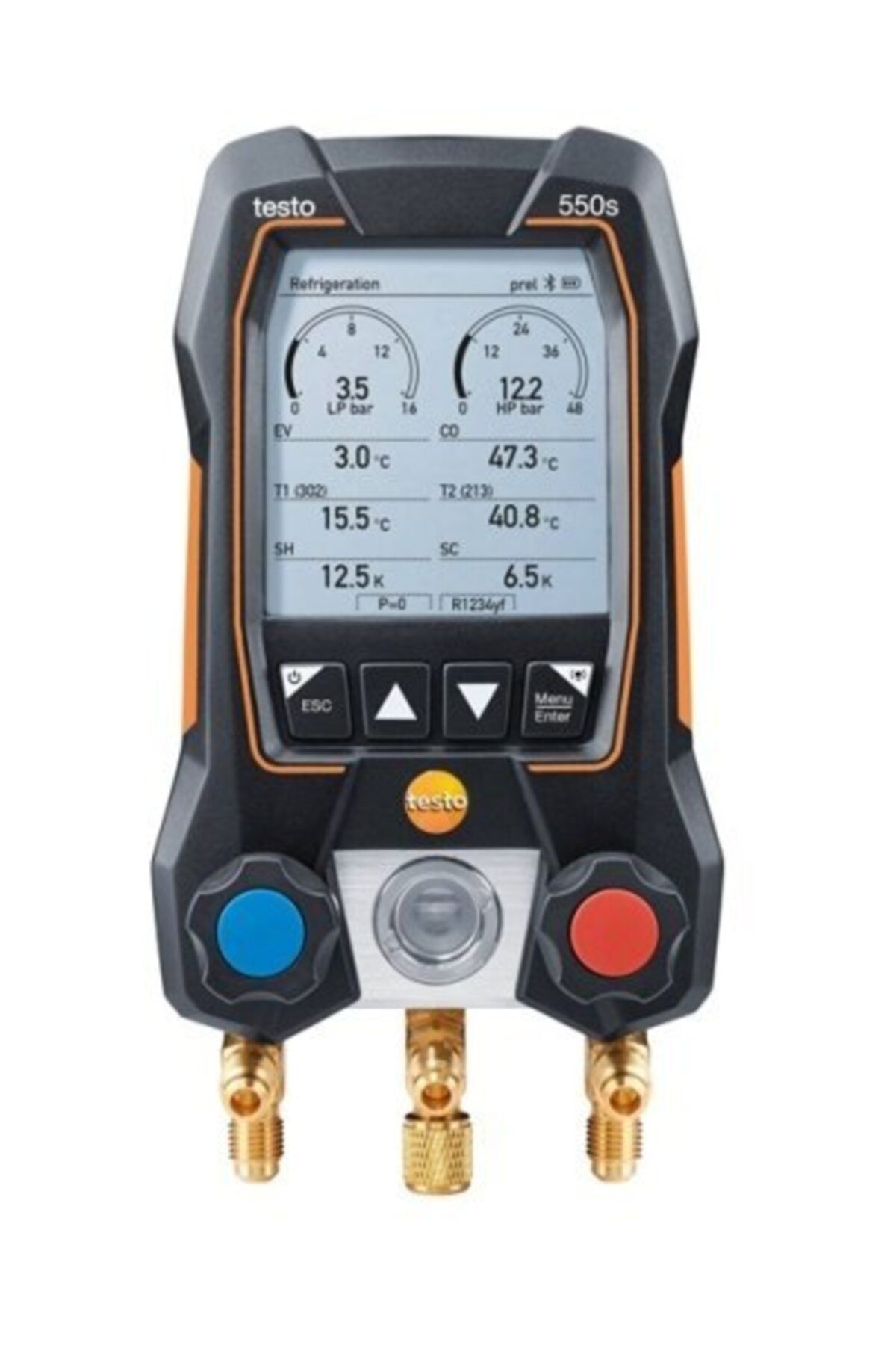 Testo 550s Akıllı Dijital Manifold Seti