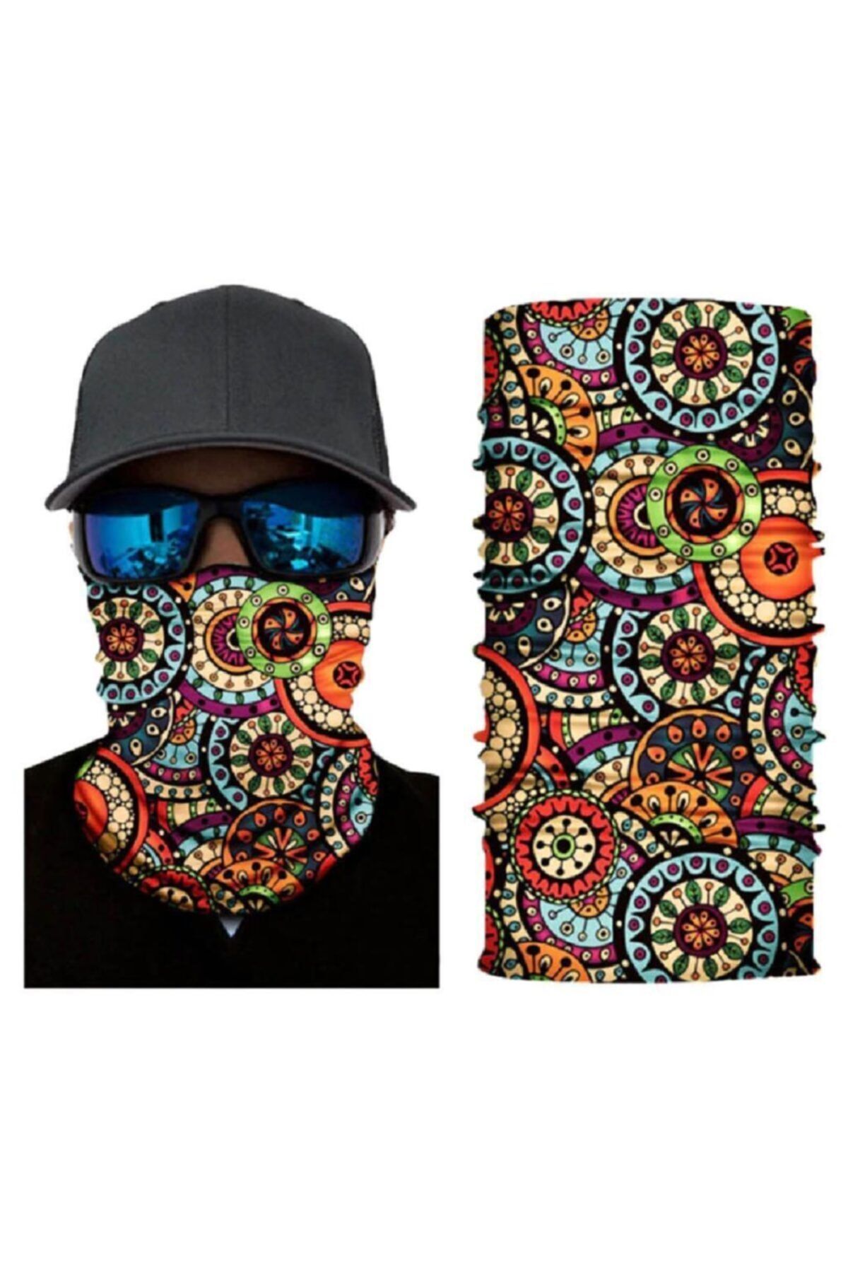 Knmaster Coil Buff Bandana Boyunluk Maske Saç Bandı 5'li Paket