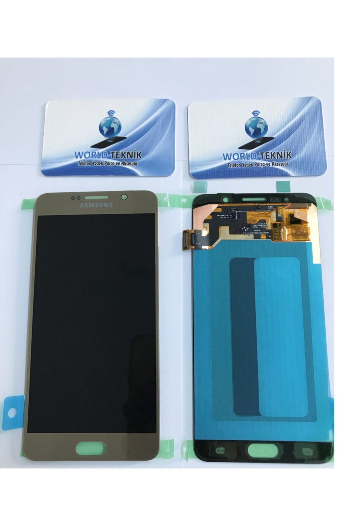worldteknik Samsung Galaxy Note 5 N920 Lcd Ekran Dokunmatik Gold Oled