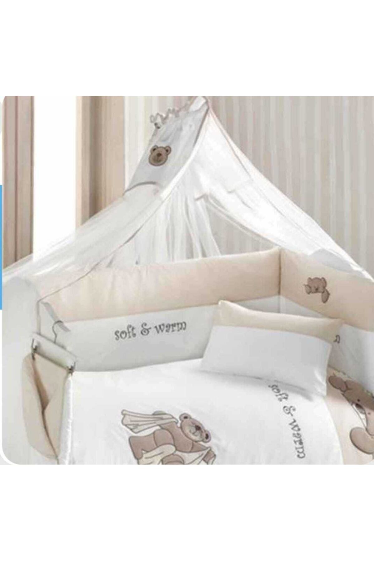 Kidboo Teddy Bobo Bebek Çocuk Odası Besik Cibinlik