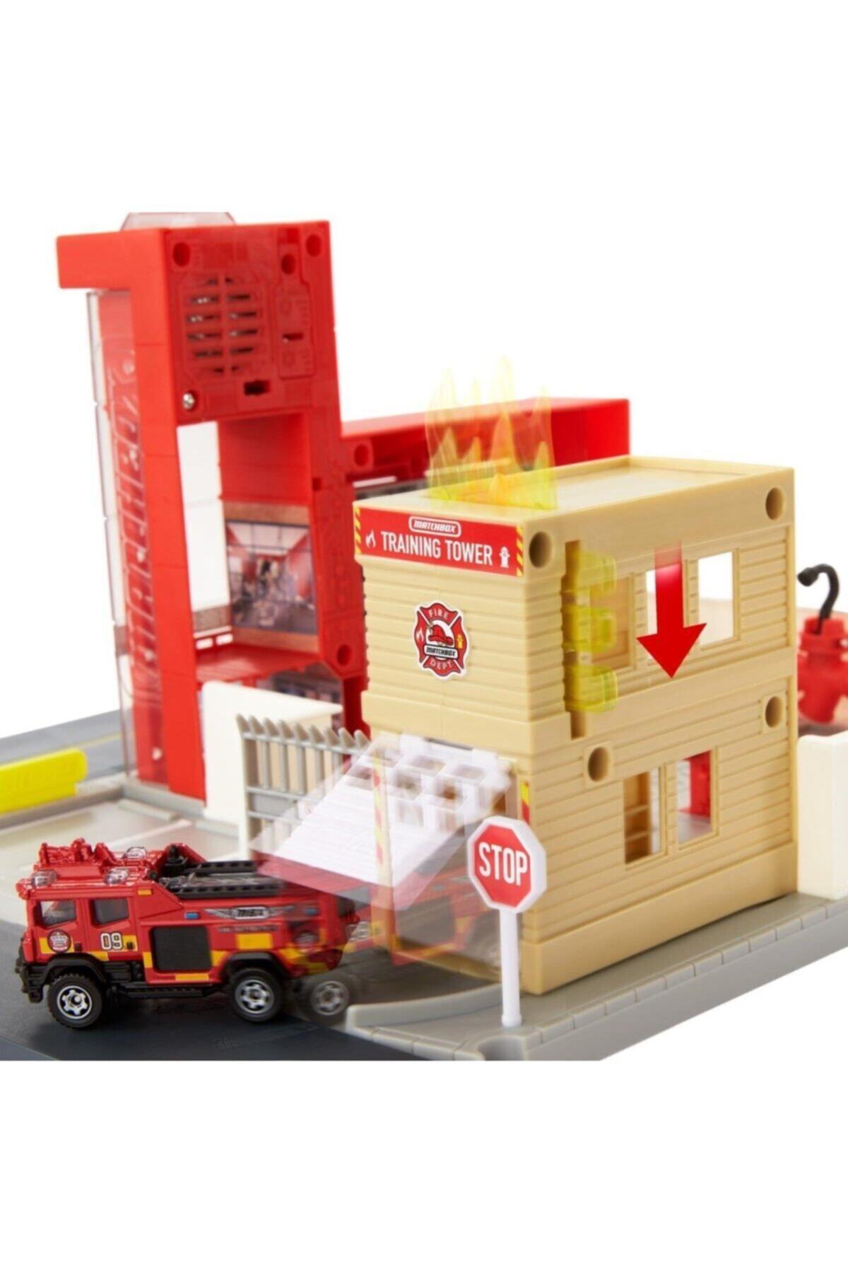 mattel Hbd74 Matchbox™ Aksiyon Sürücüleri Itfaiye Kurtarma Ekibi Oyun Seti