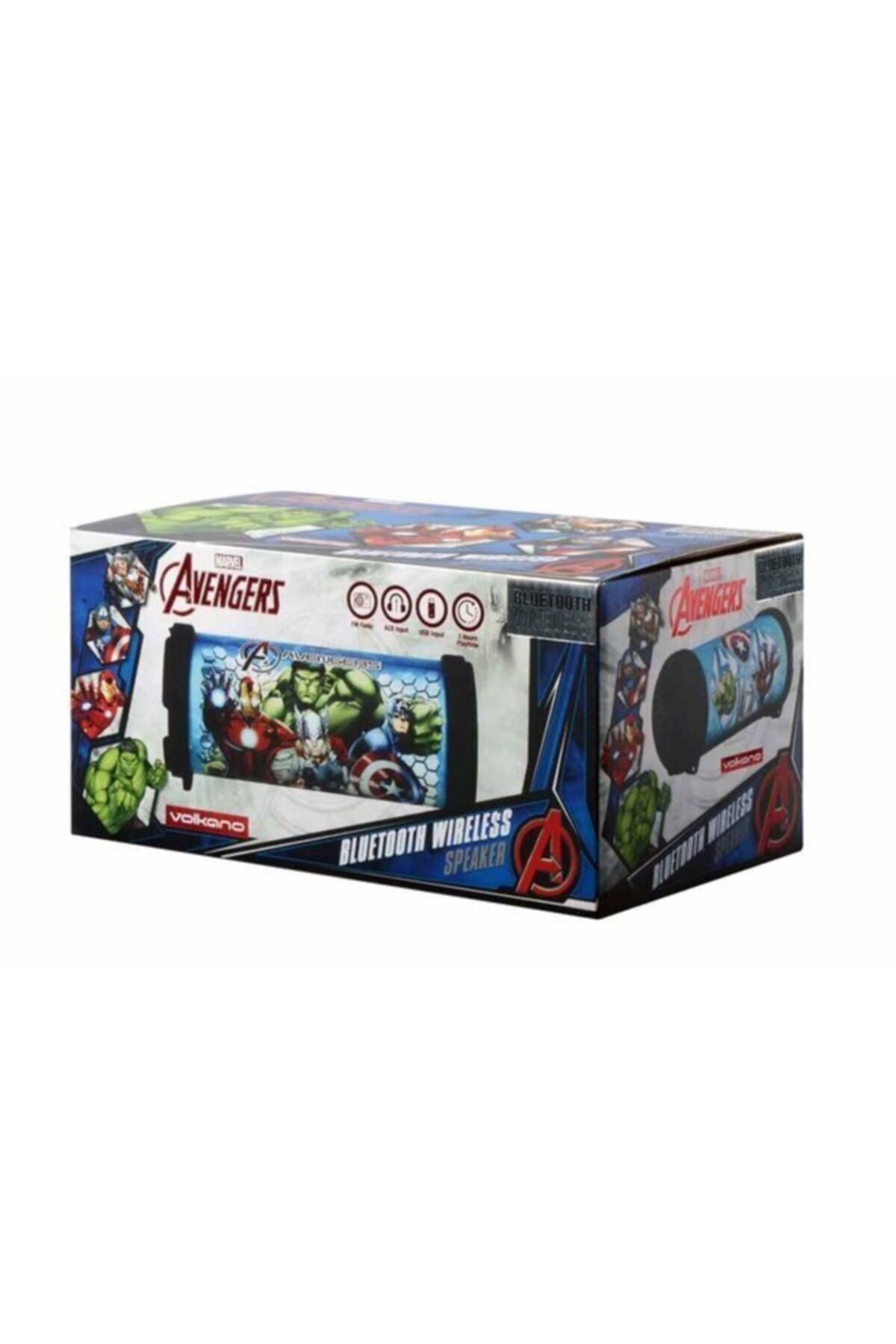 Volkano Marvel Avengers Yenilmezler Radyolu Usbli Bluetooth Hoparlör Lisanslı Mv-1003-av1